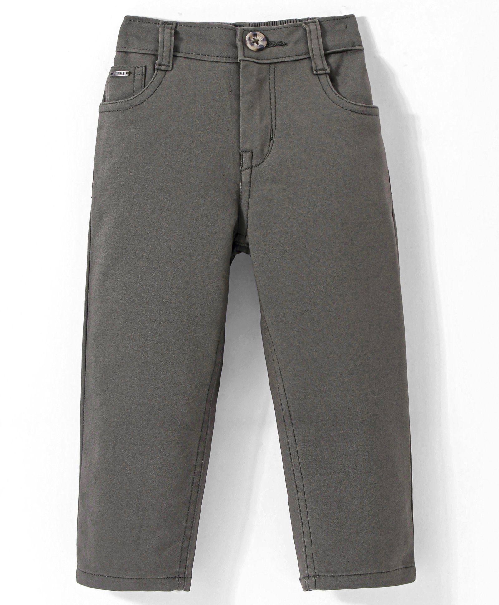Noddy Solid Trousers - Olive Green-picture-30
