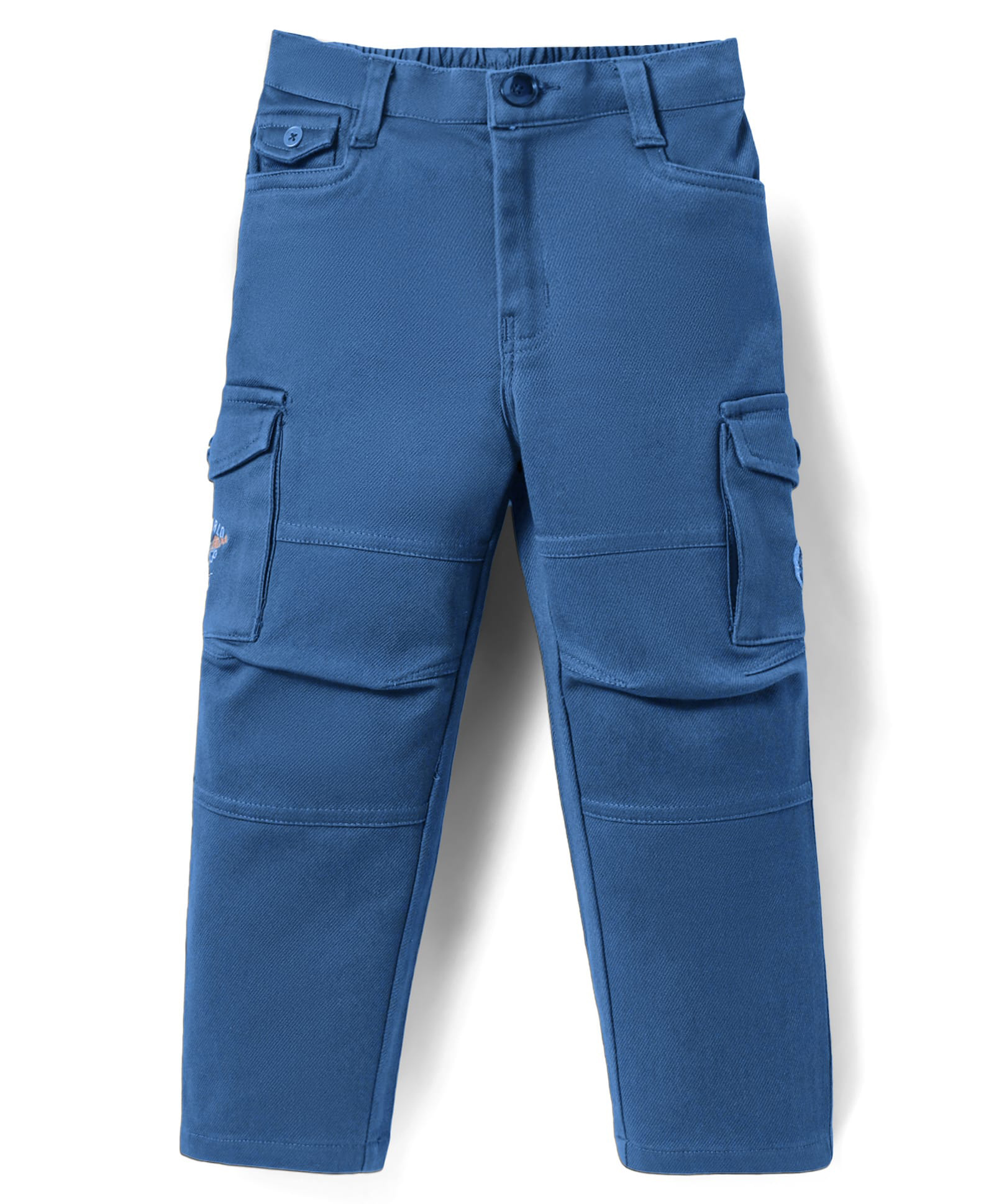 Noddy Typography Printed Pant - Air Force Blue-picture-17