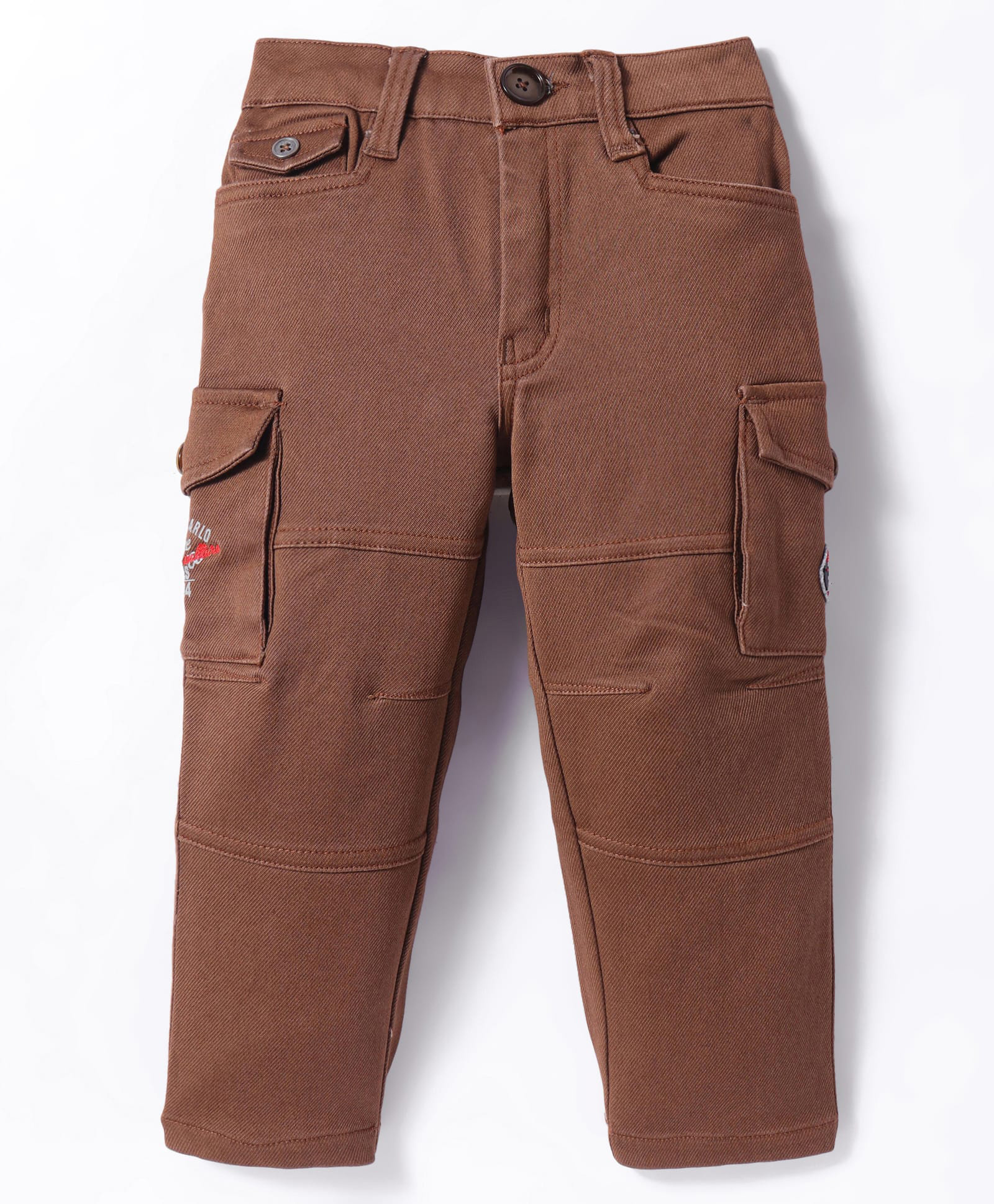 Noddy Typography Printed Pant - Brown-picture-13