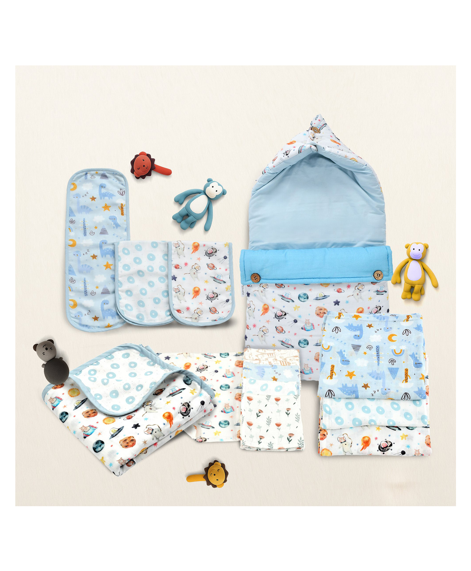 SOVANA Combo of 13 pcs newborn essentials-Pets of Galaxy-picture-19