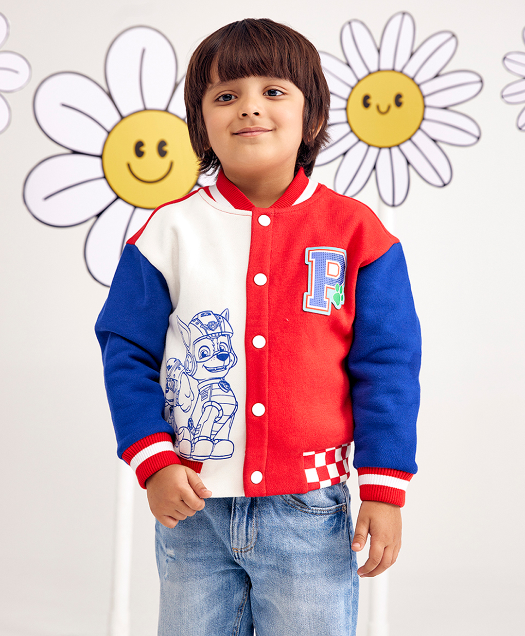 Spunkies Cotton Woven Full Sleeves Paw Patrol Featuring Character Printed Jackets - Multi Colour-picture-31