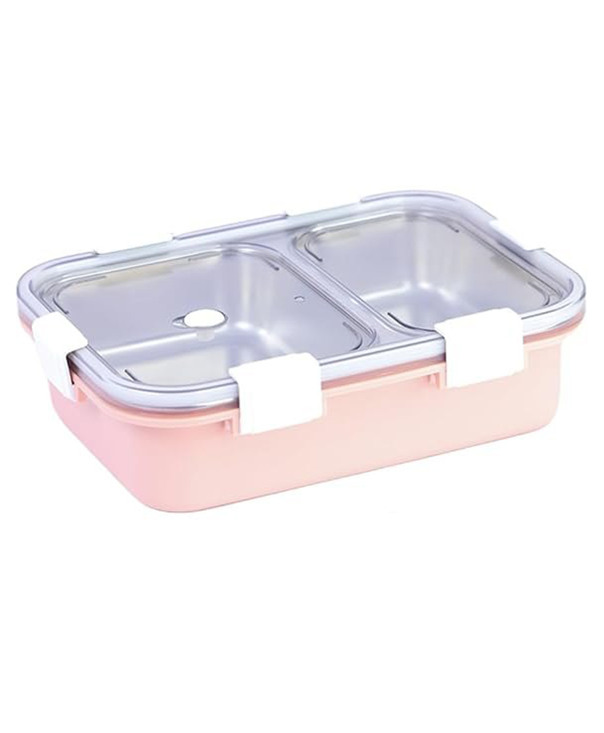 Attro Bento-2 Compartment Stainless Steel Lunch Box with Heating & Water insulation - Pink-picture-27