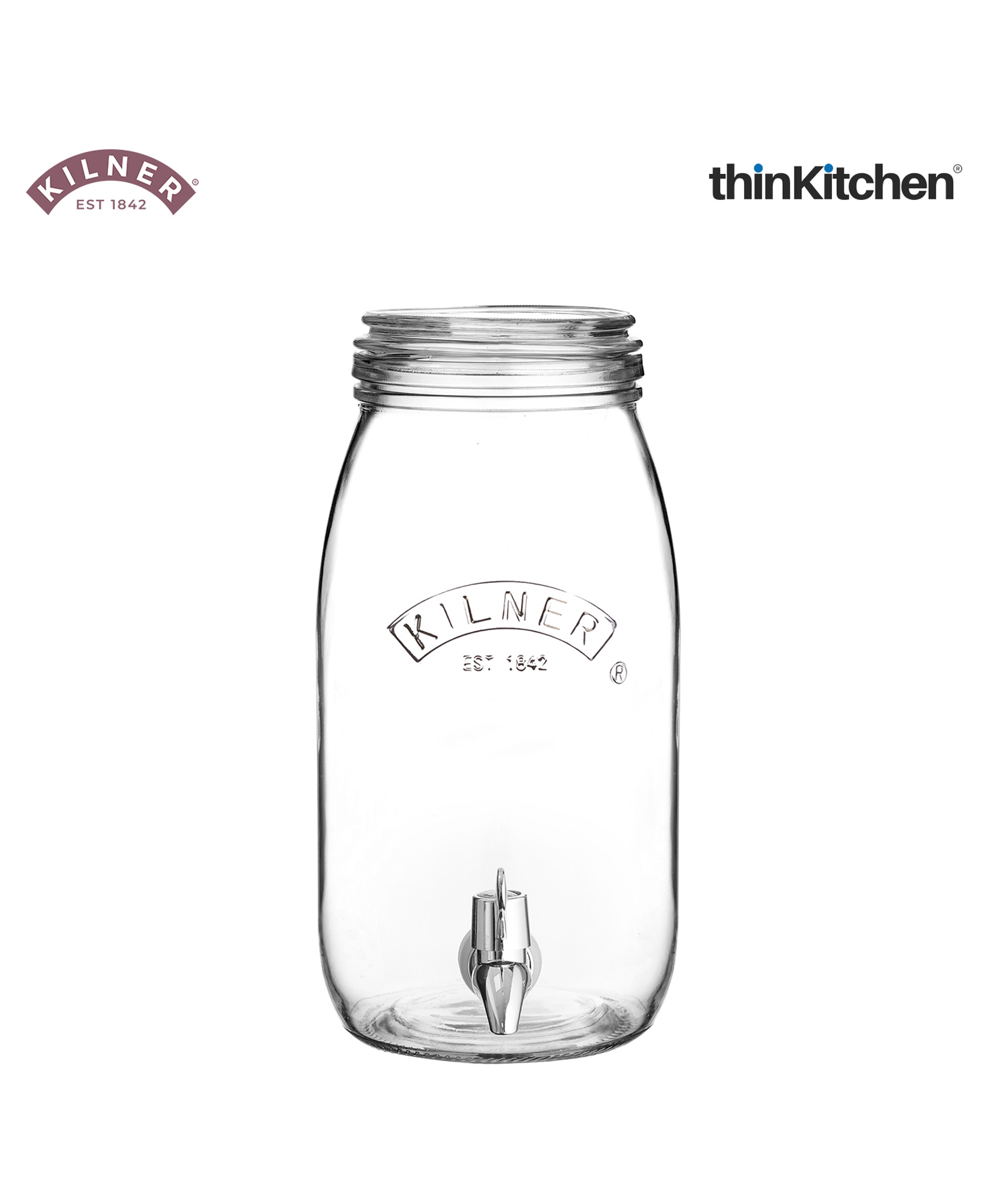 Kilner Glass Jar with Tap for Dispensing Beverages Stylish & Sustainable Drink Dispenser for Home, Office, or Parties-picture-23