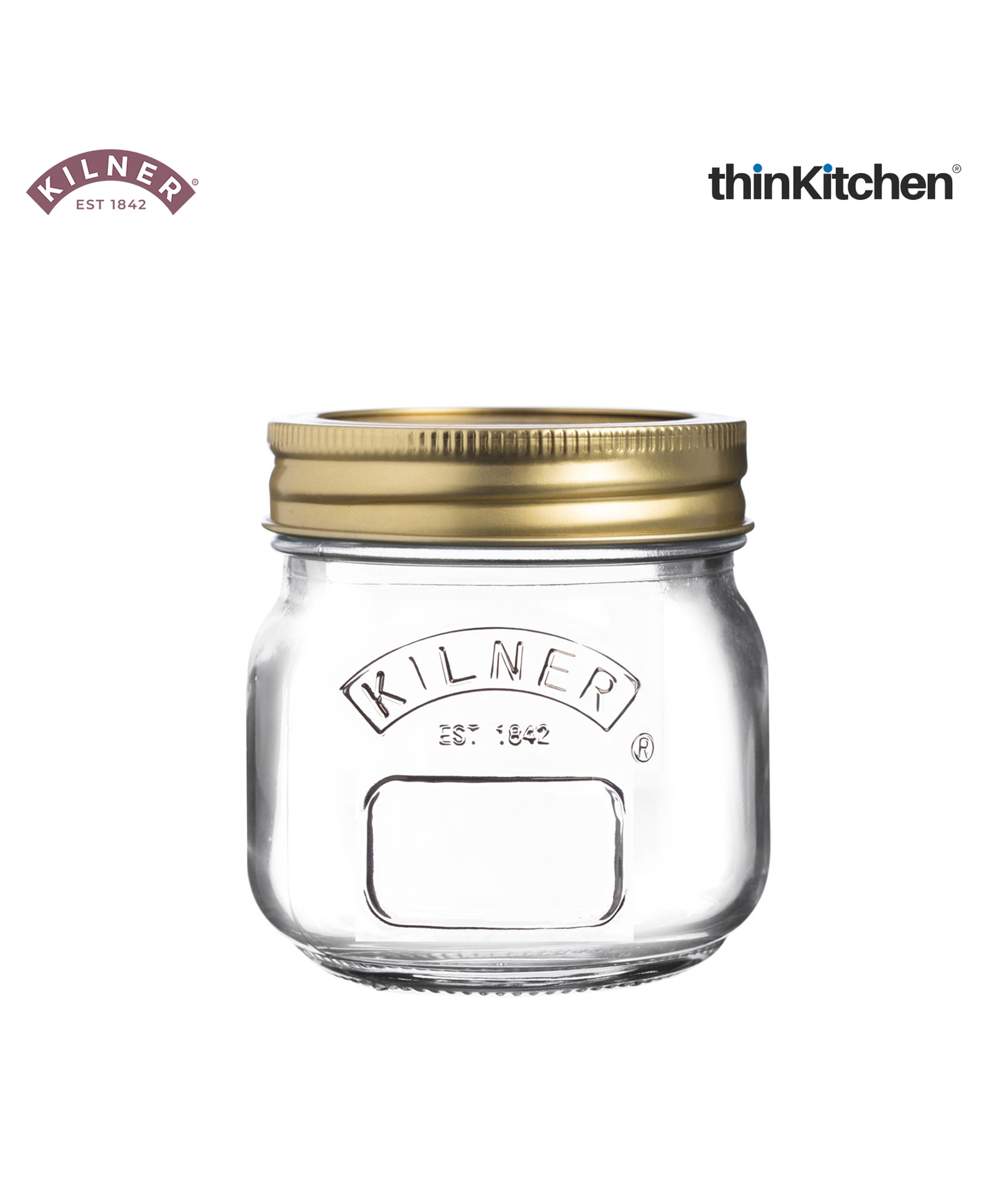 Kilner Premium Glass Preserve Jar 0.25 Litre | Small 250ml Canning & Jam Jar with Lid-picture-11