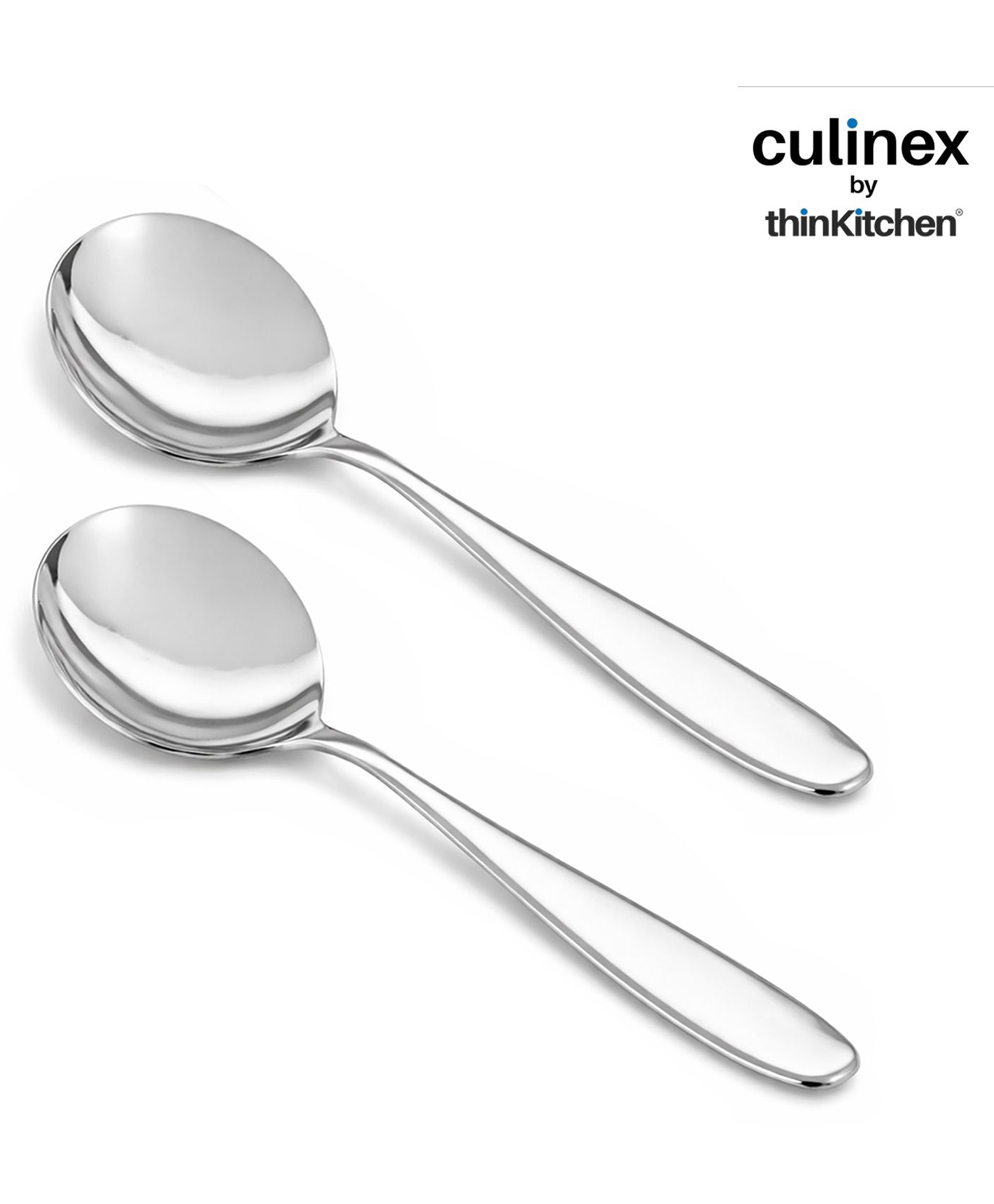 culinex by thinkitchen Culinex by thinKitchen|Deluxe Stainless Steel Oval Spoon Set of2-picture-27