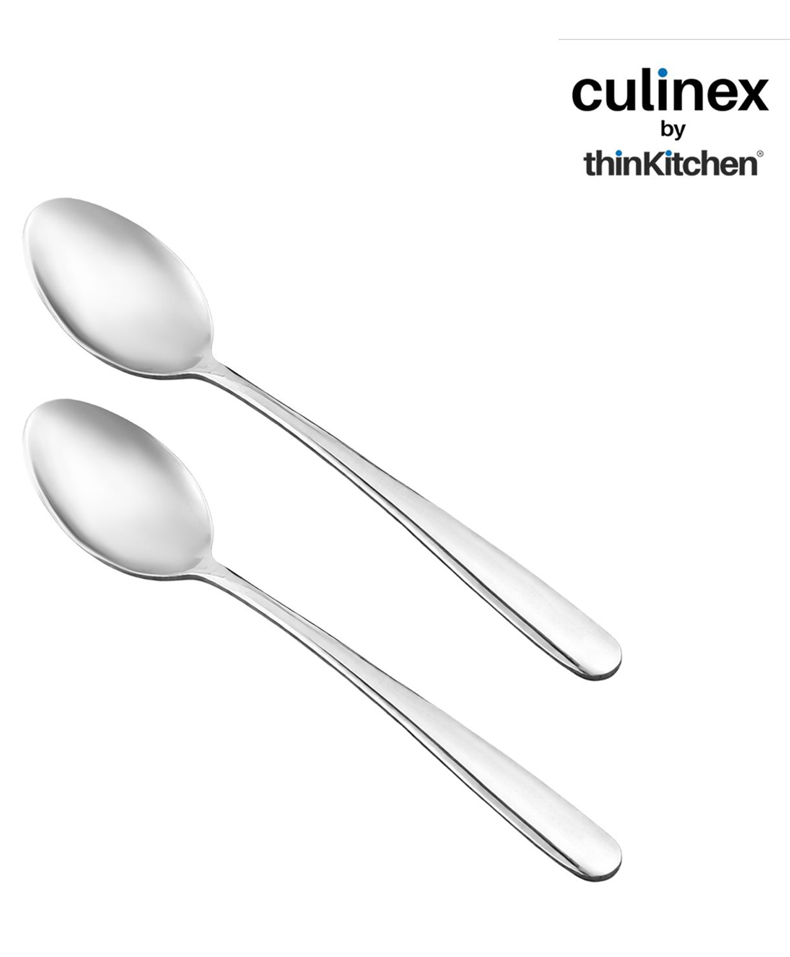 culinex by thinkitchen Culinex by thinKitchen|Dora 18/8 Stainless Steel All Purpose Serving Spoon, Mirror Finish, Set of 2-picture-38