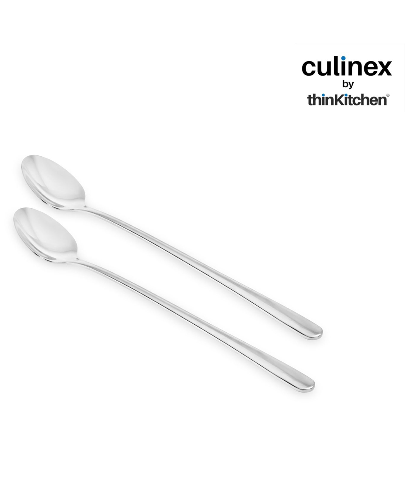 culinex by thinkitchen Culinex by thinKitchen| 18/8 Stainless Steel Ice Tea Spoon, Mirror Finish, Set of 2-picture-29