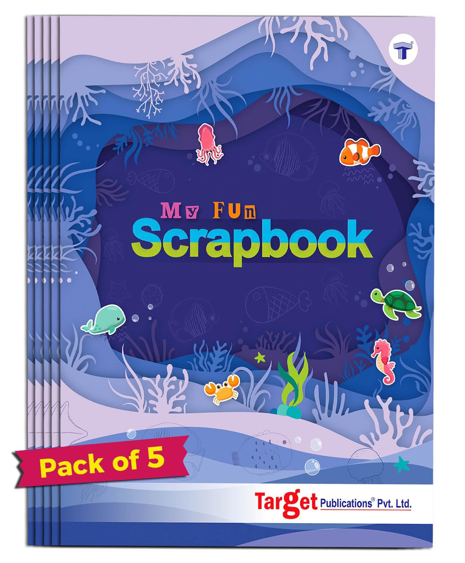 My Fun Scrapbook for Kids A4 Size, 32 Pages, Set of 5-image-35