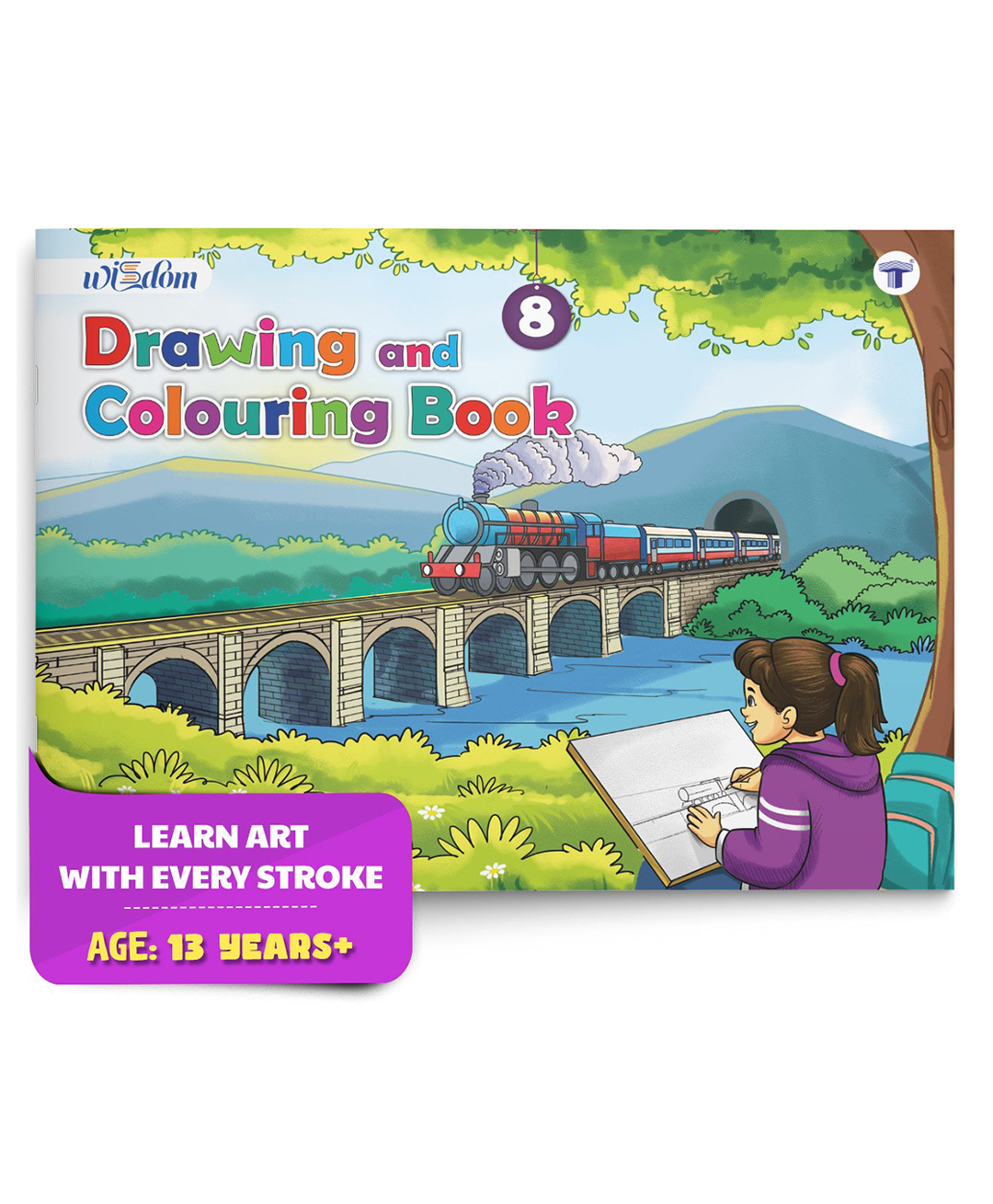 Drawing & Colouring Activity Book for Kids Practice Book 8 - English-image-27