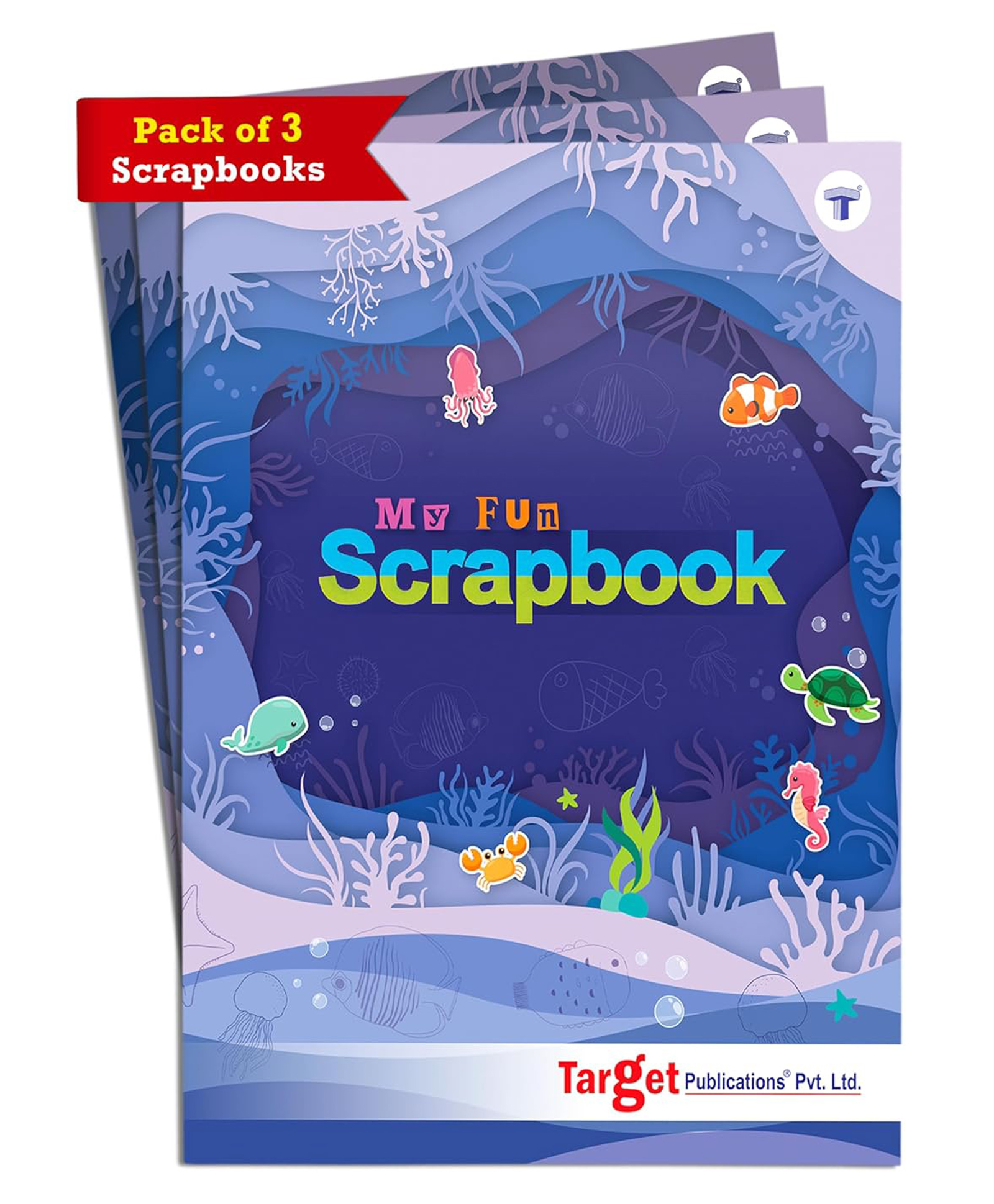 My Fun Scrapbook for Kids A4 Size, 32 Pages, Set of 3-image-36