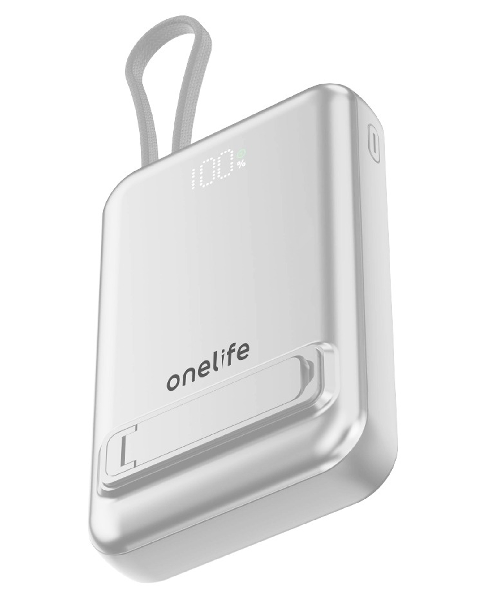 OneLife Fluxor Power 19 10000 mAh 22.5 W Wired & Wireless Compact Power Bank, Grey-image-29