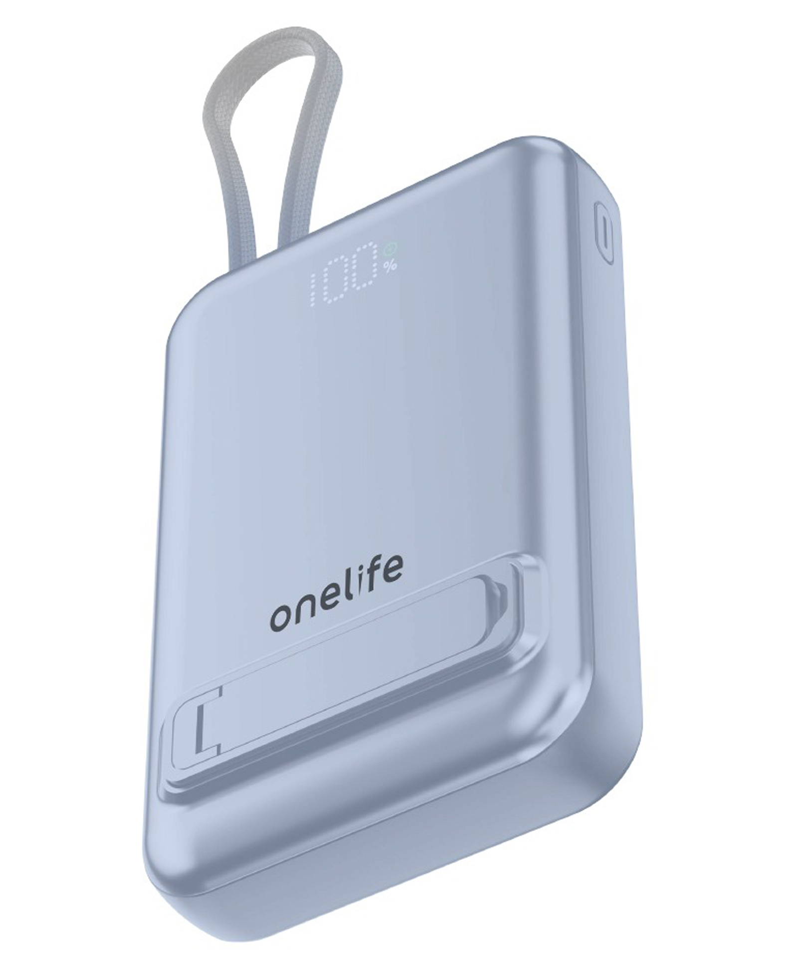 OneLife Fluxor Power 19 10000 mAh 22.5 W Wired & Wireless Compact Power Bank, Blue-image-30