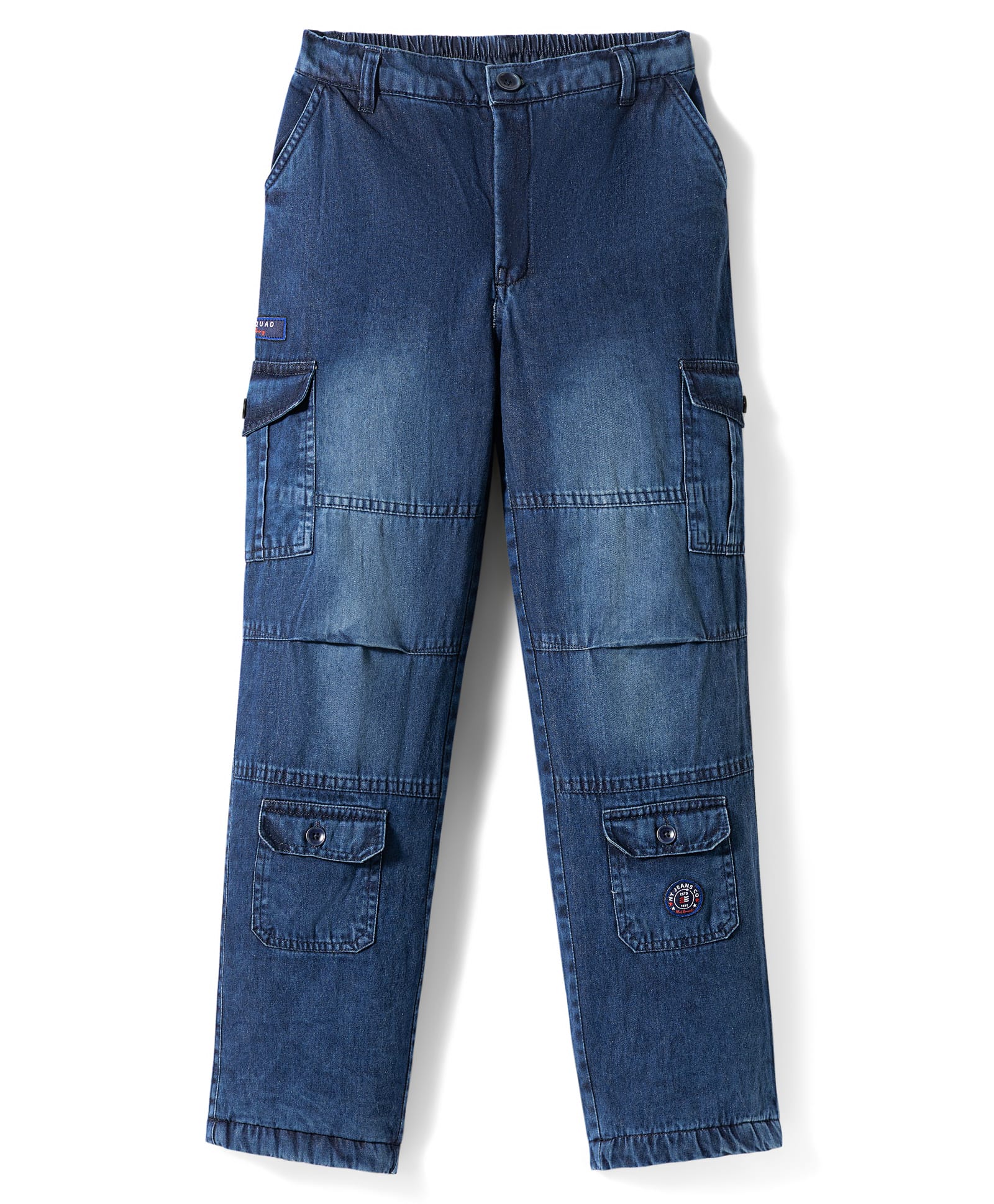 Noddy Washed Anti Pilling Lining Detailed Jeans - Navy Blue-picture-12
