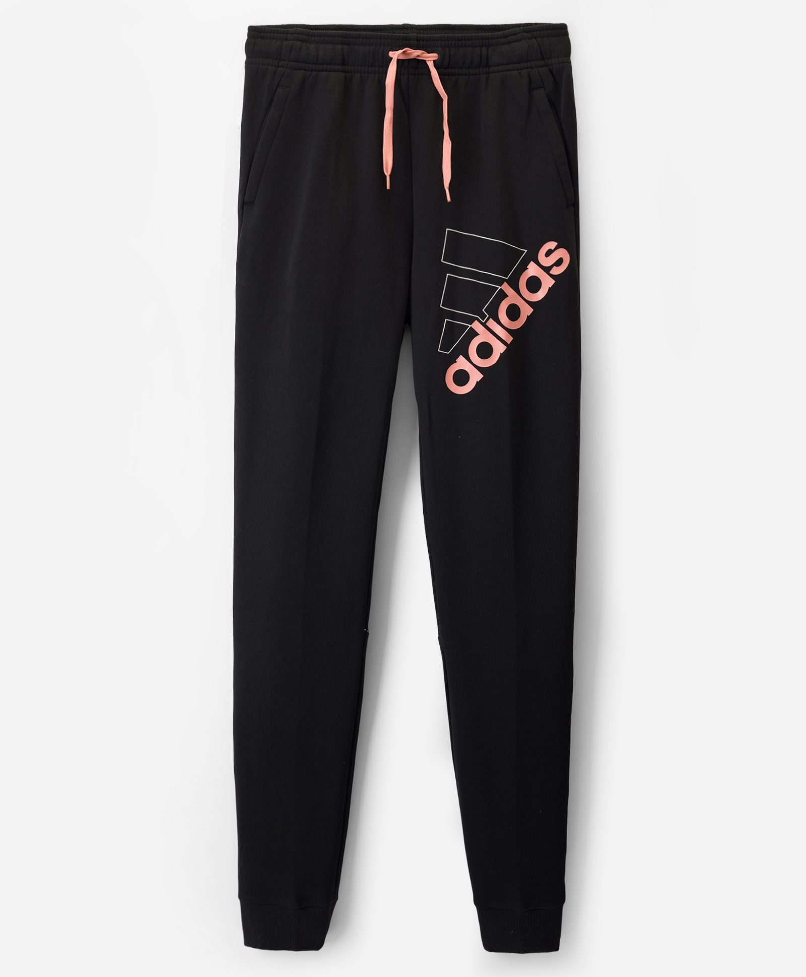 ADIDAS KIDS Cotton Knit Full Length Solid Track Pant - Black-picture-18