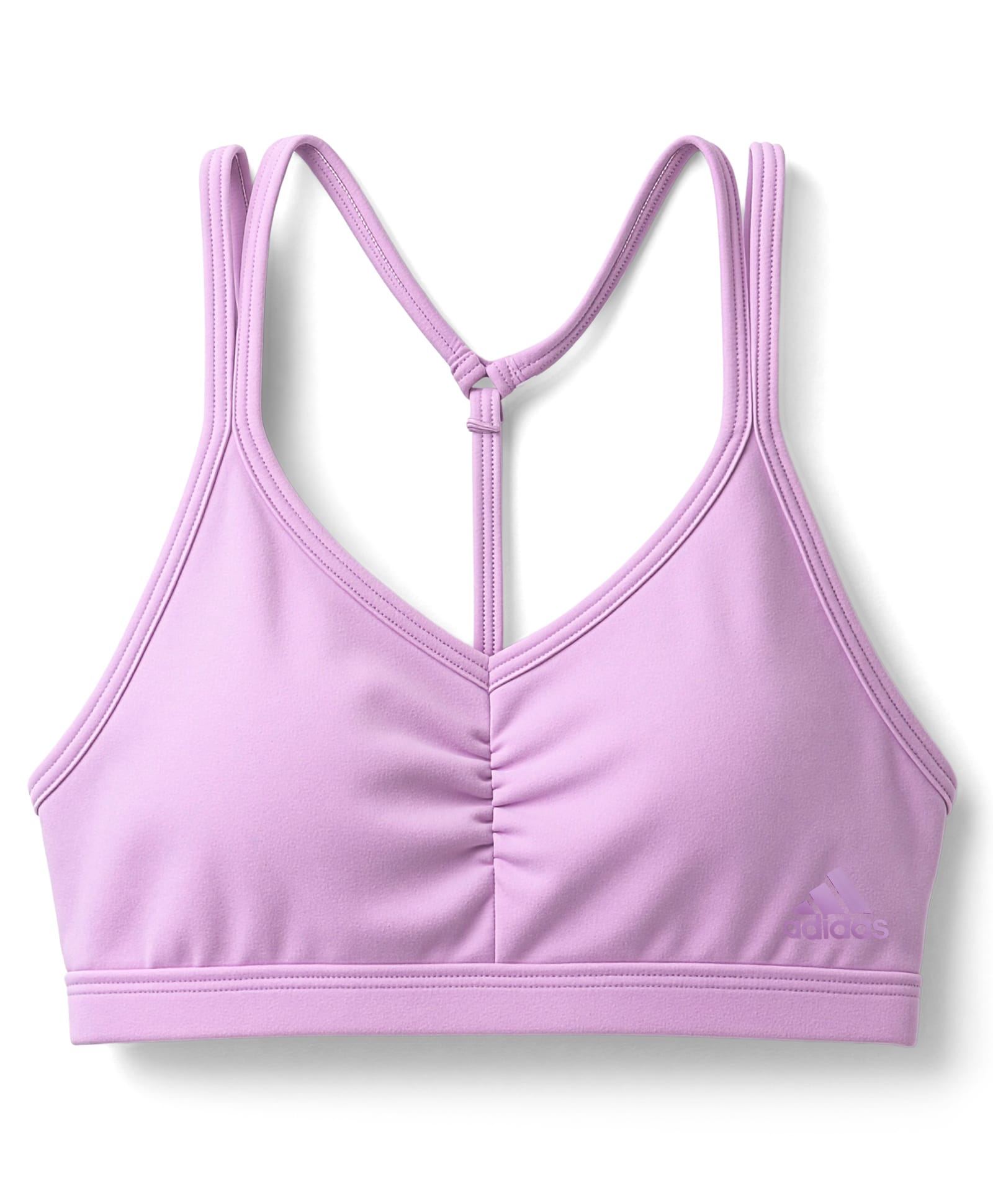 ADIDAS KIDS Knit Solid Sports Bra - Purple-image-18