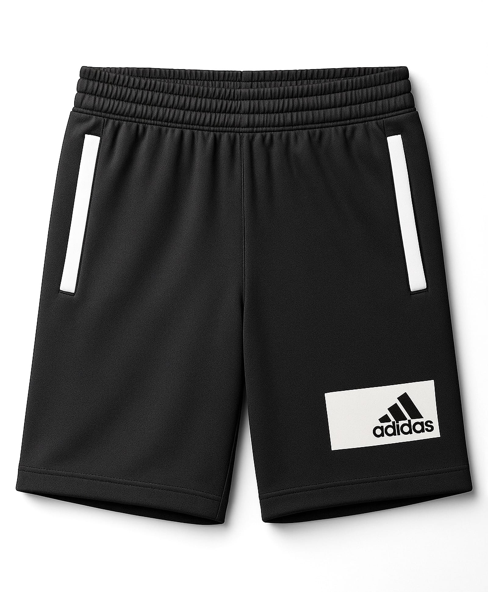 ADIDAS KIDS Knit Shorts With Logo Patch - Black-image-30