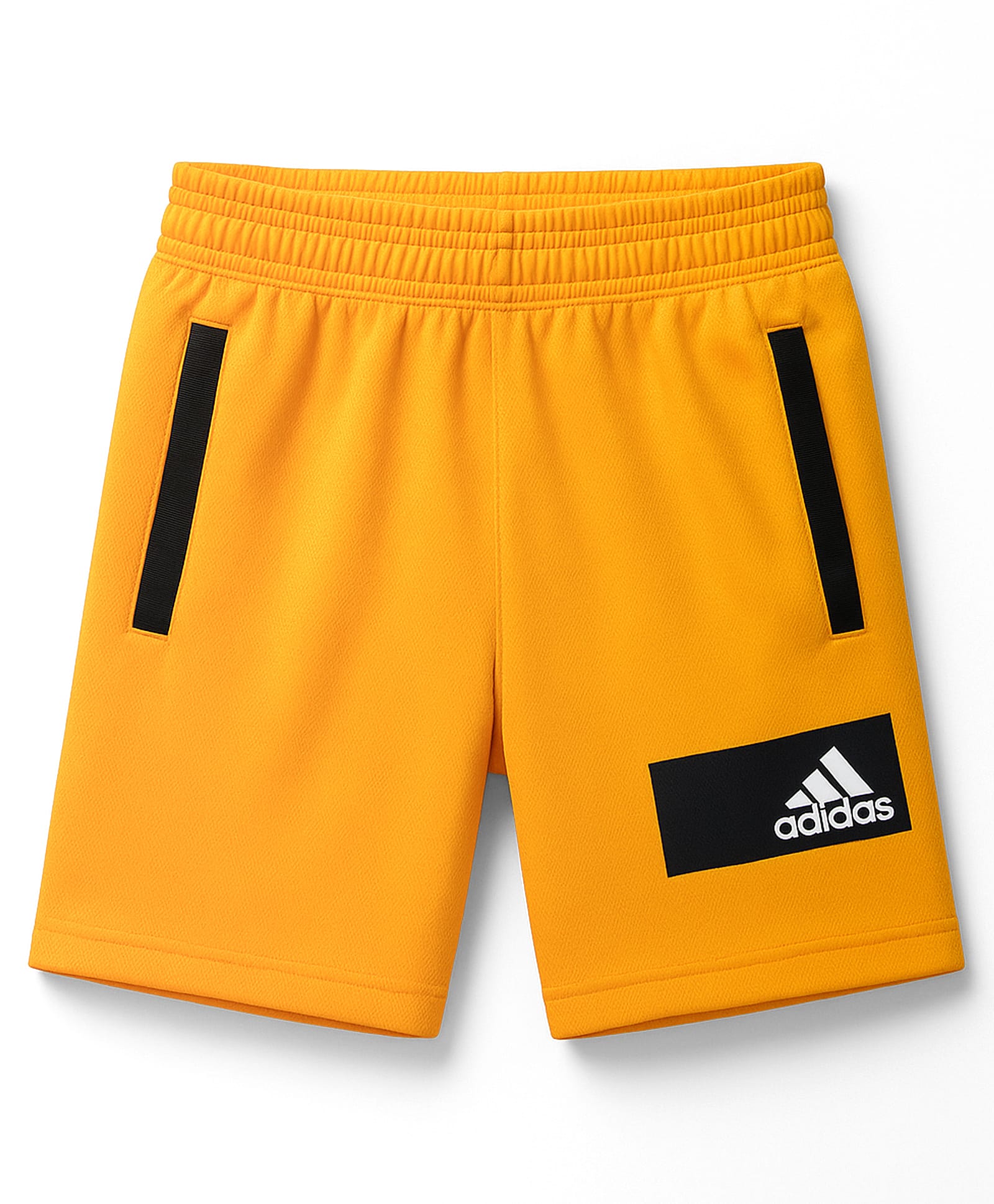 ADIDAS KIDS Knit Shorts With Logo Patch - Orange-picture-43