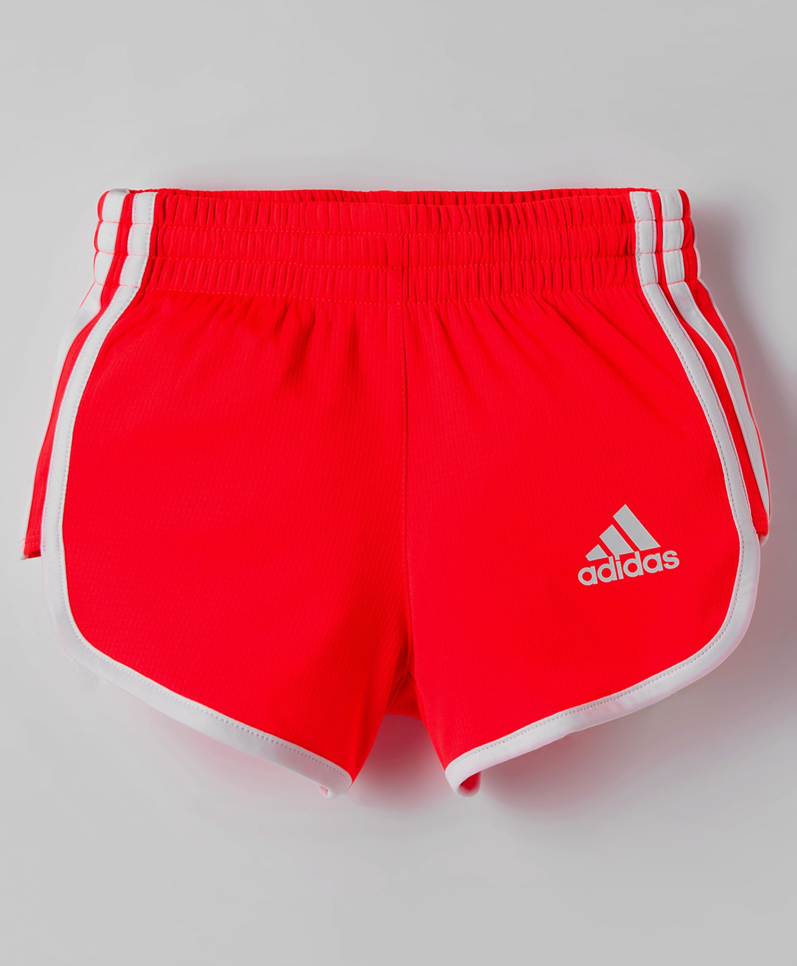 ADIDAS Kids Knit Solid Shorts - Red-picture-16