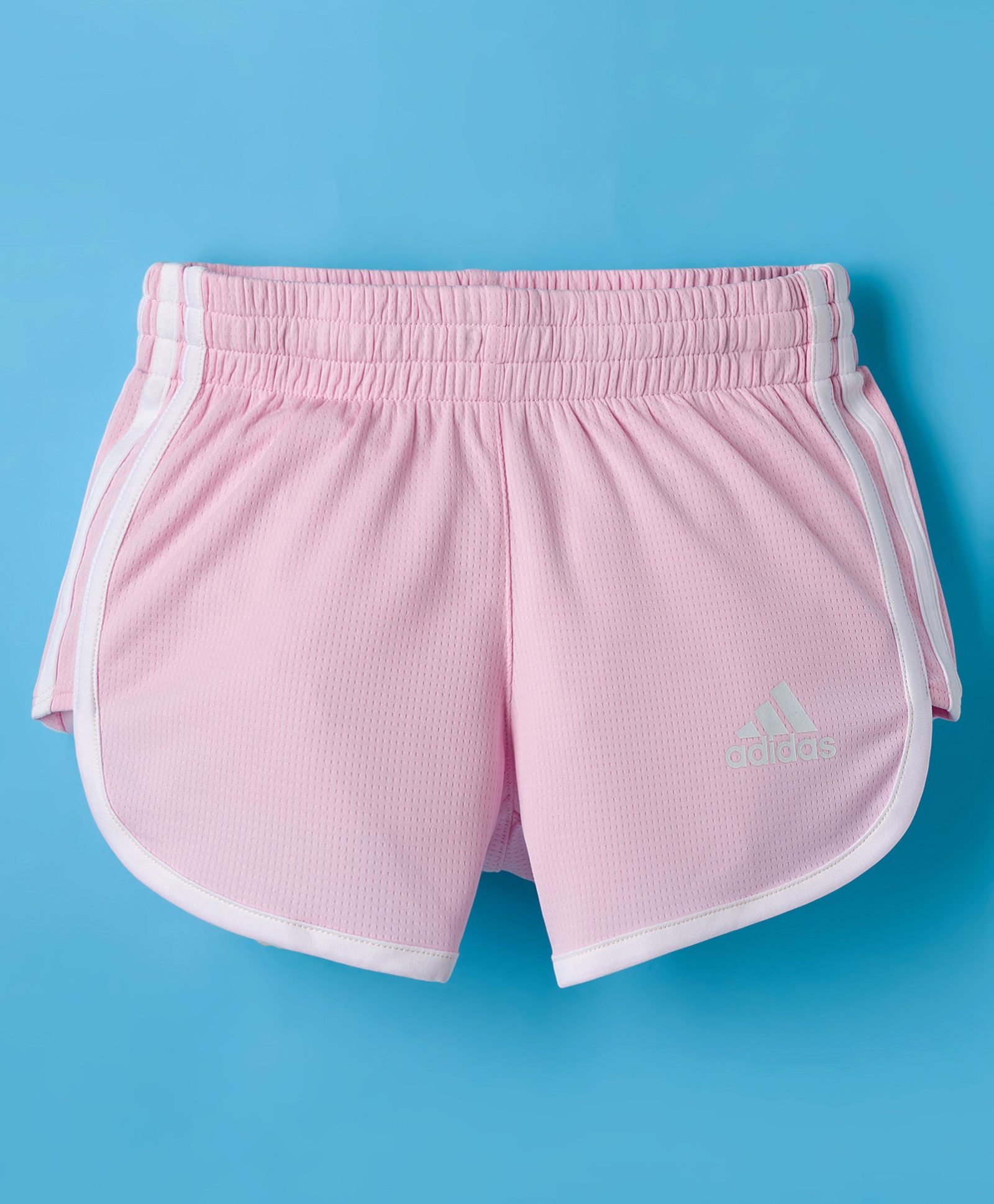 ADIDAS Kids Knit Solid Shorts - Pink-picture-17