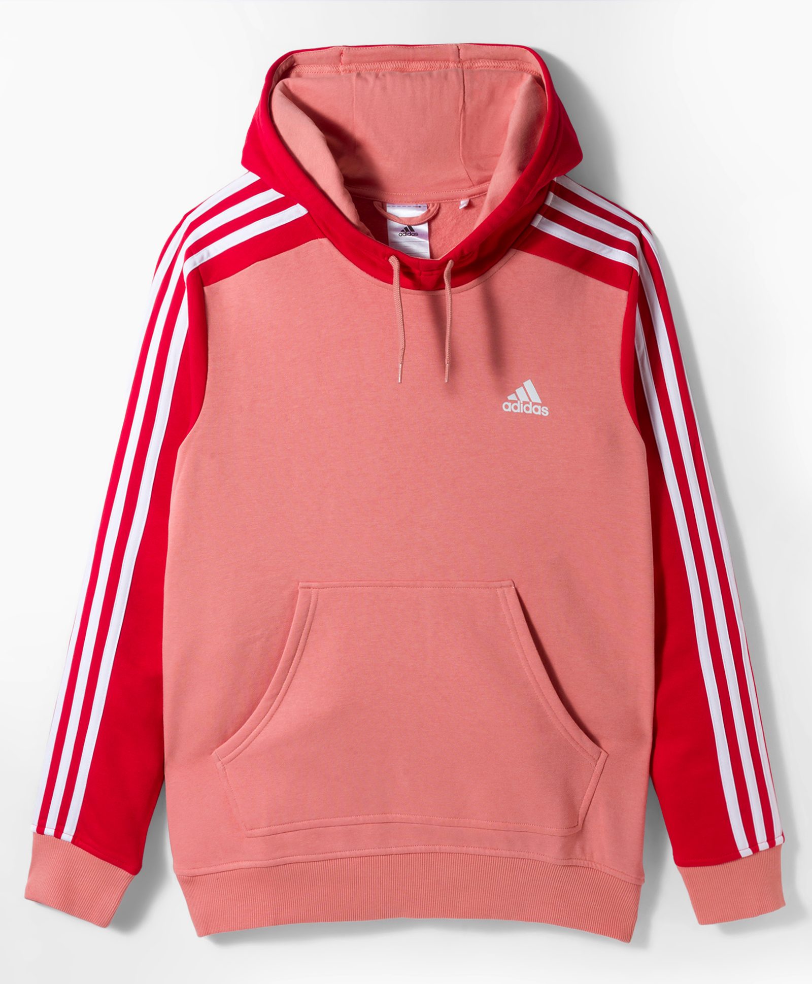 ADIDAS KIDS Cotton Knit Full Sleeves Solid Hooded Sweatshirt With Kangaroo Pockets - Red-picture-25