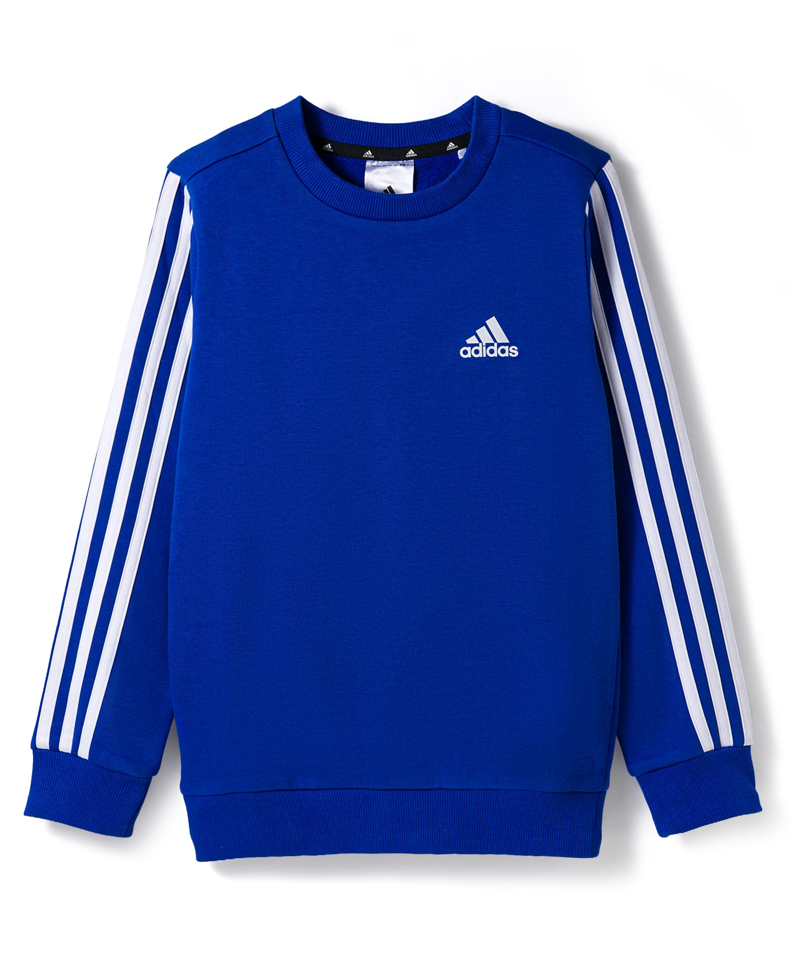 ADIDAS KIDS Cotton Knit Full Sleeves Sports Sweatshirt Logo Print - Blue-image-48