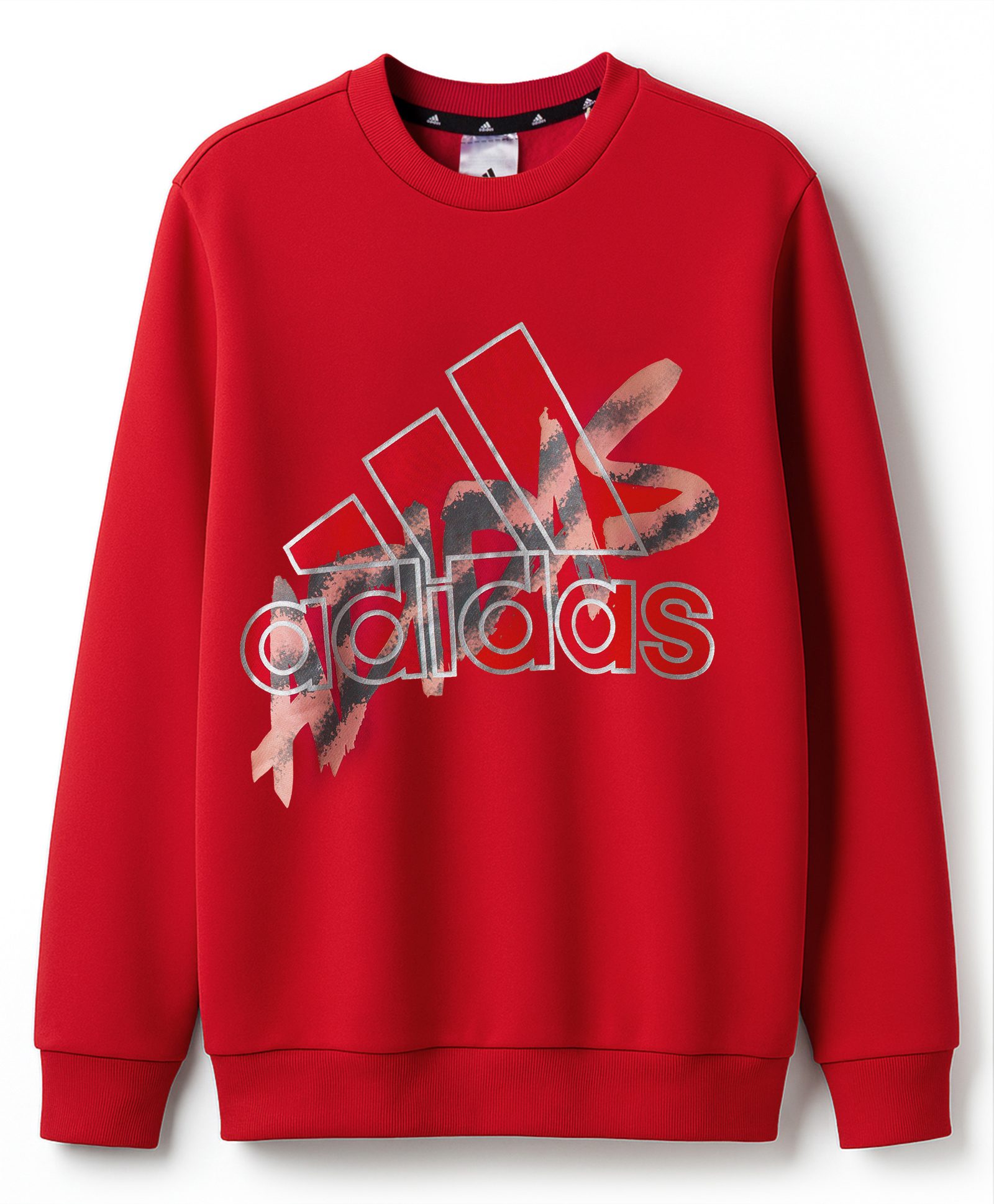 ADIDAS KIDS Cotton Knit Full Sleeves Printed Sweatshirt - Red-picture-25