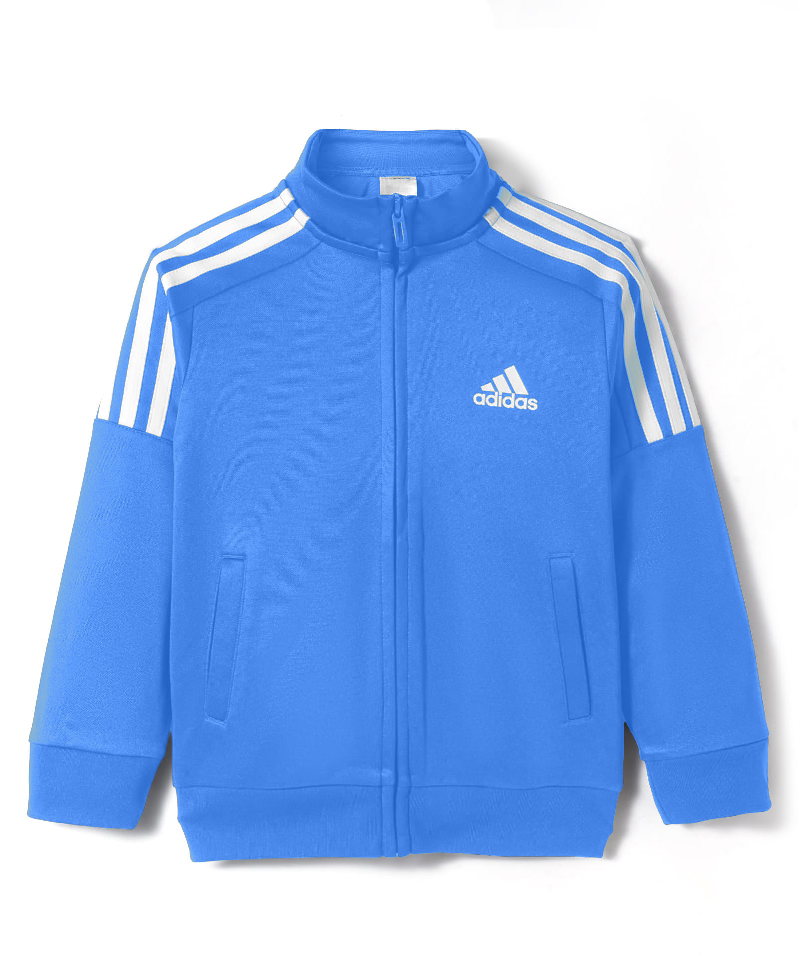 ADIDAS KIDS Knit Full Sleeves SweatJacket with Logo Graphic & Tape Detailing - Navy Blue-image-42