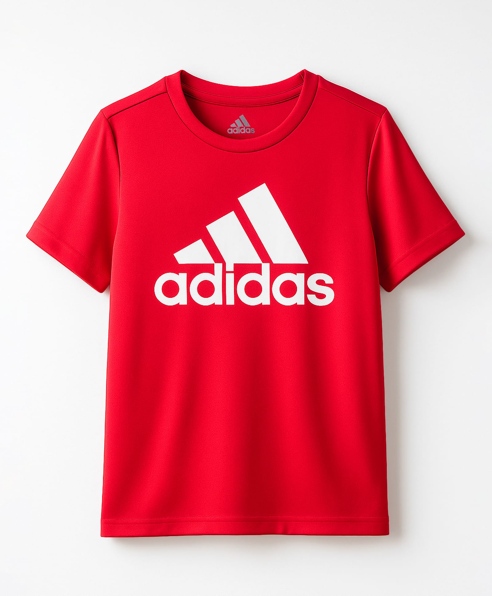ADIDAS KIDS Knit Half Sleeves T-Shirt with Logo Print - Red-picture-25