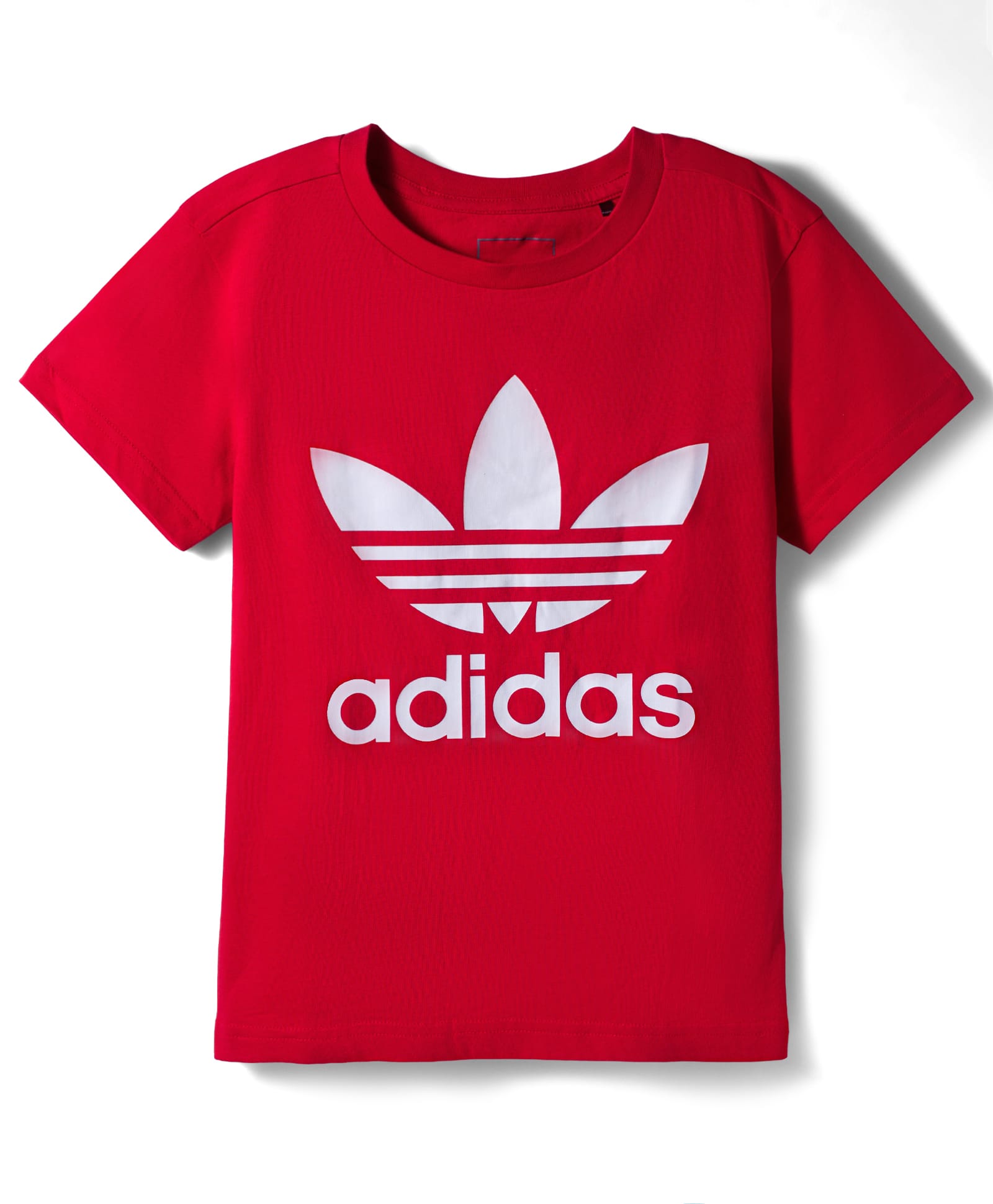 ADIDAS KIDS Cotton Half Sleeves T-Shirt Logo Print - Red-picture-24