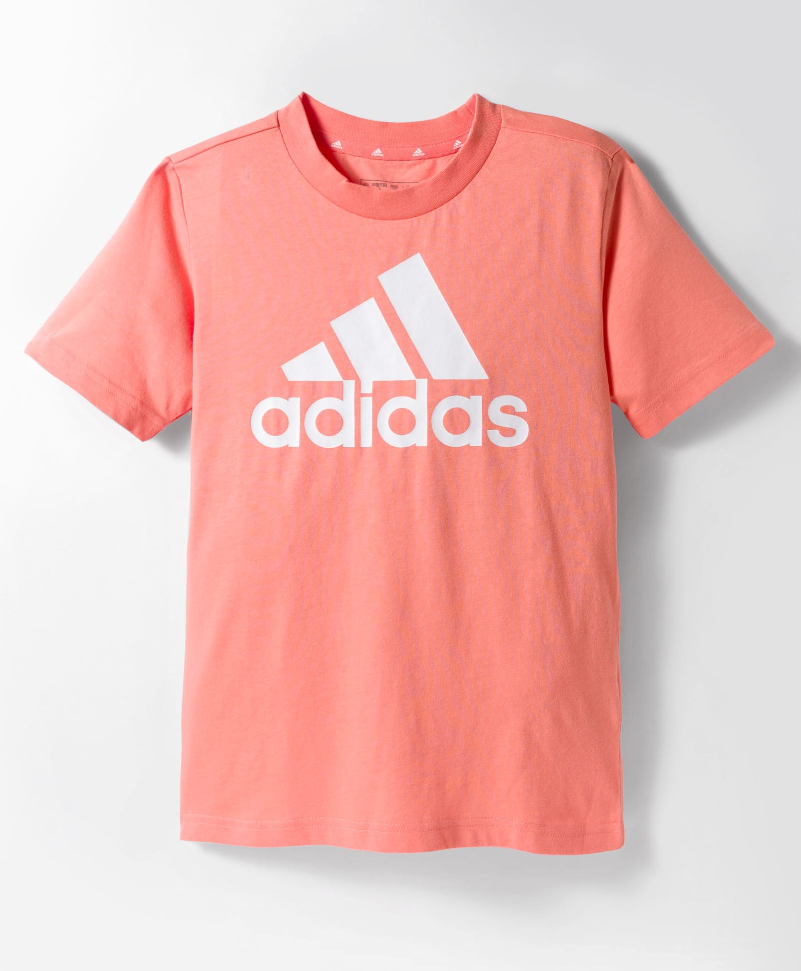 ADIDAS KIDS Knitted Half Sleeves T-Shirt Logo Print - Red-image-18