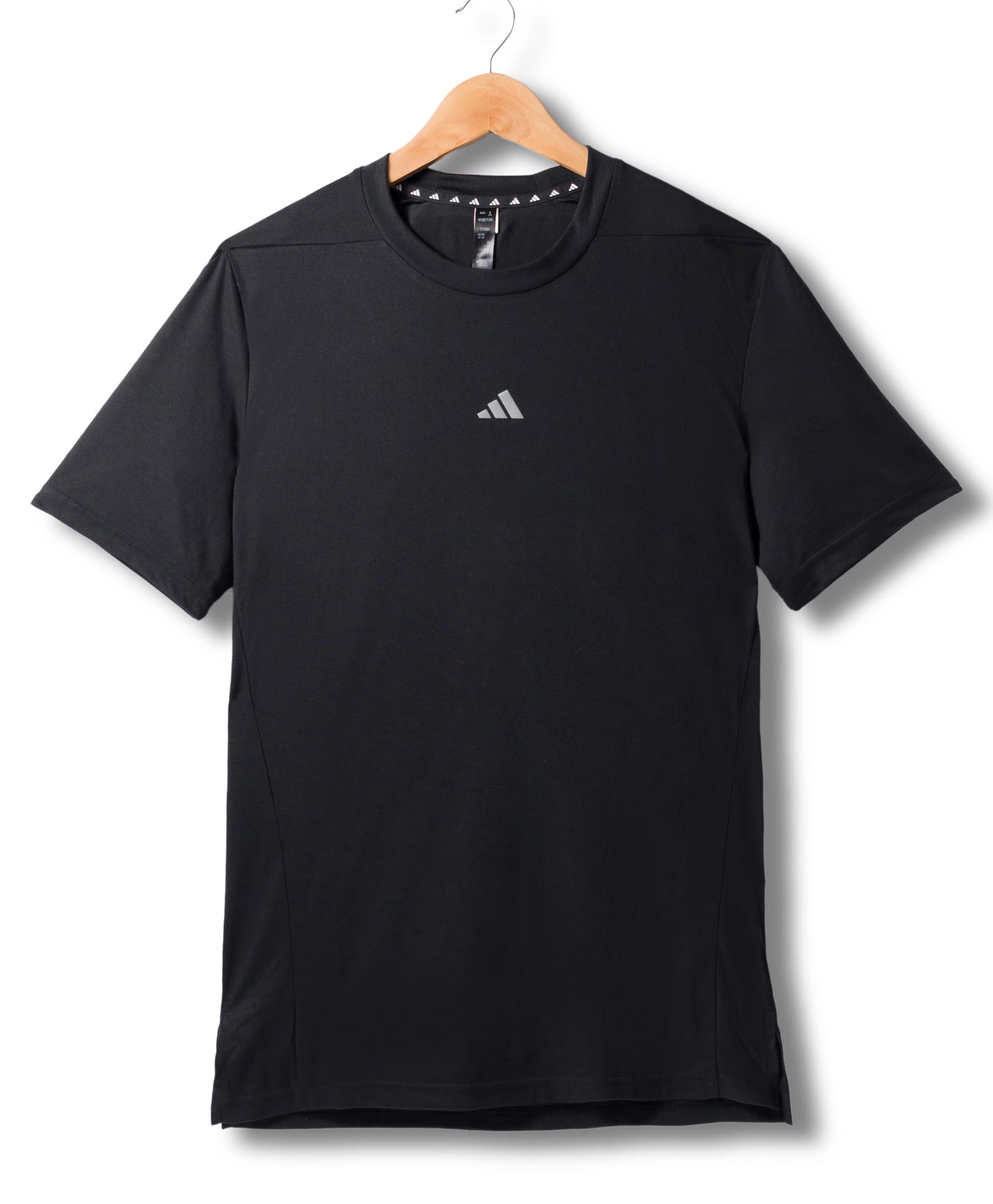 ADIDAS KIDS Knit Half Sleeves Solid T-Shirt - Black-picture-24
