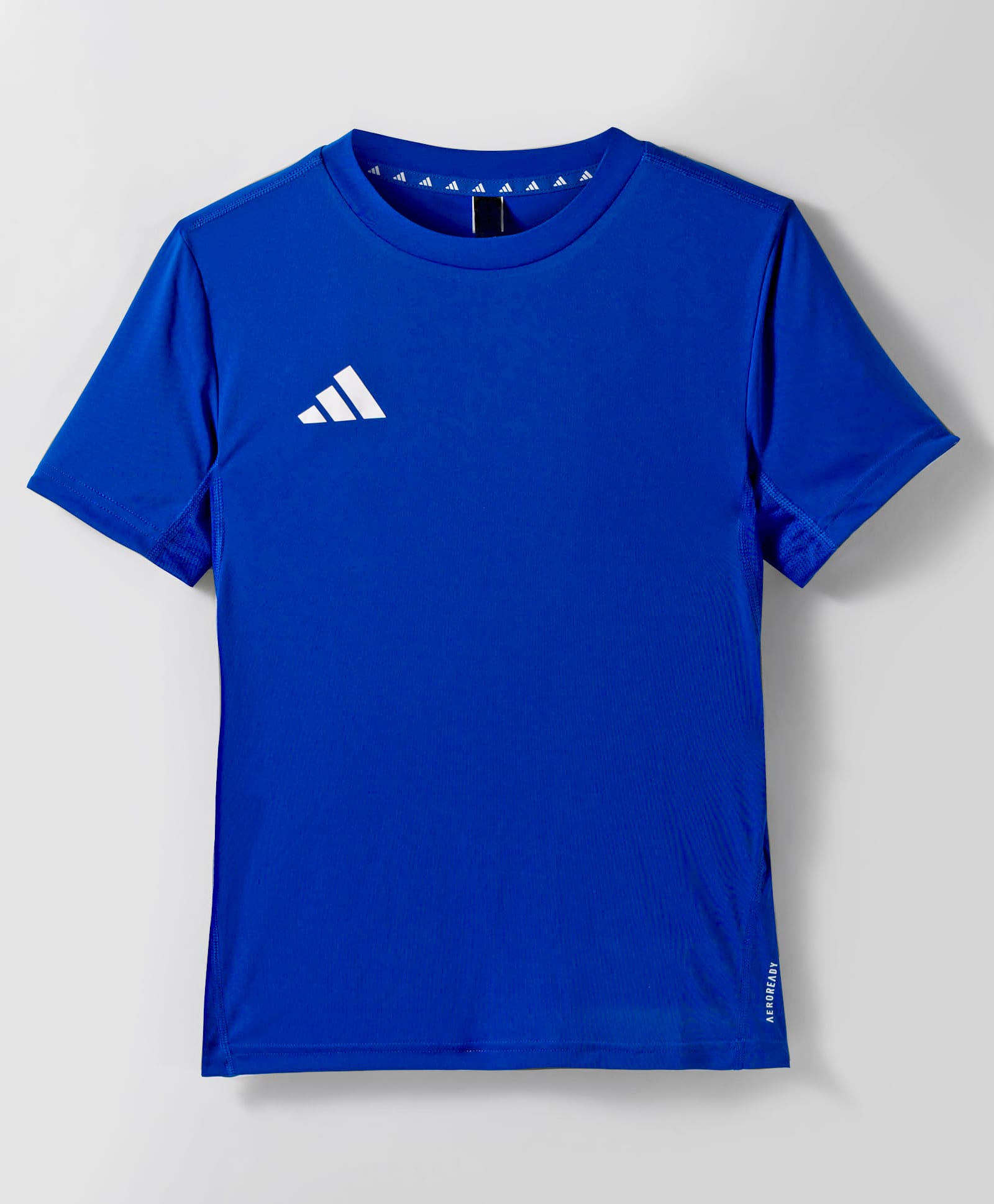 ADIDAS KIDS Knit Half Sleeves Solid T-Shirt - Blue-picture-16