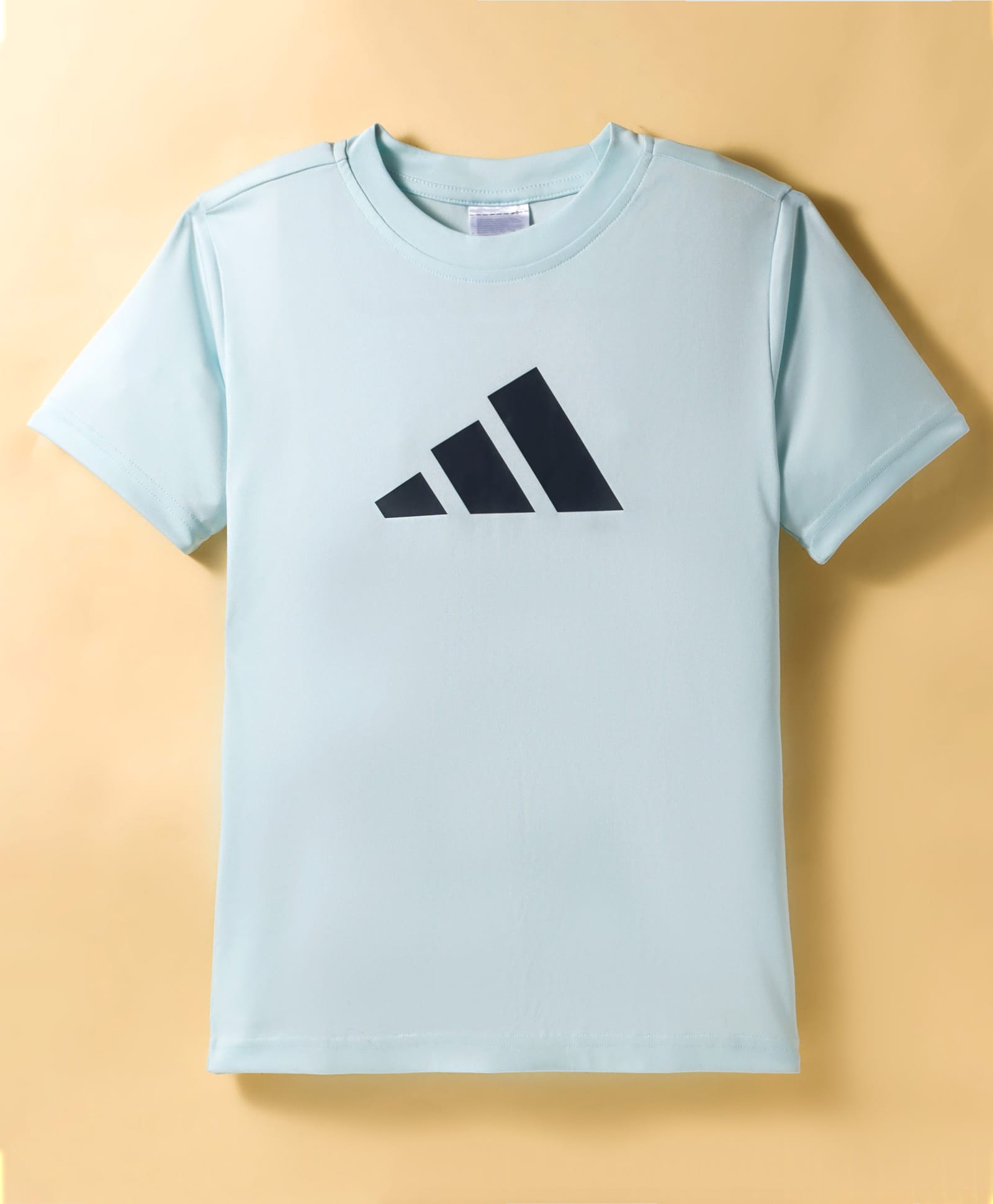 ADIDAS KIDS Knit Half Sleeves T-Shirt With Logo Print - Sea Green-picture-18