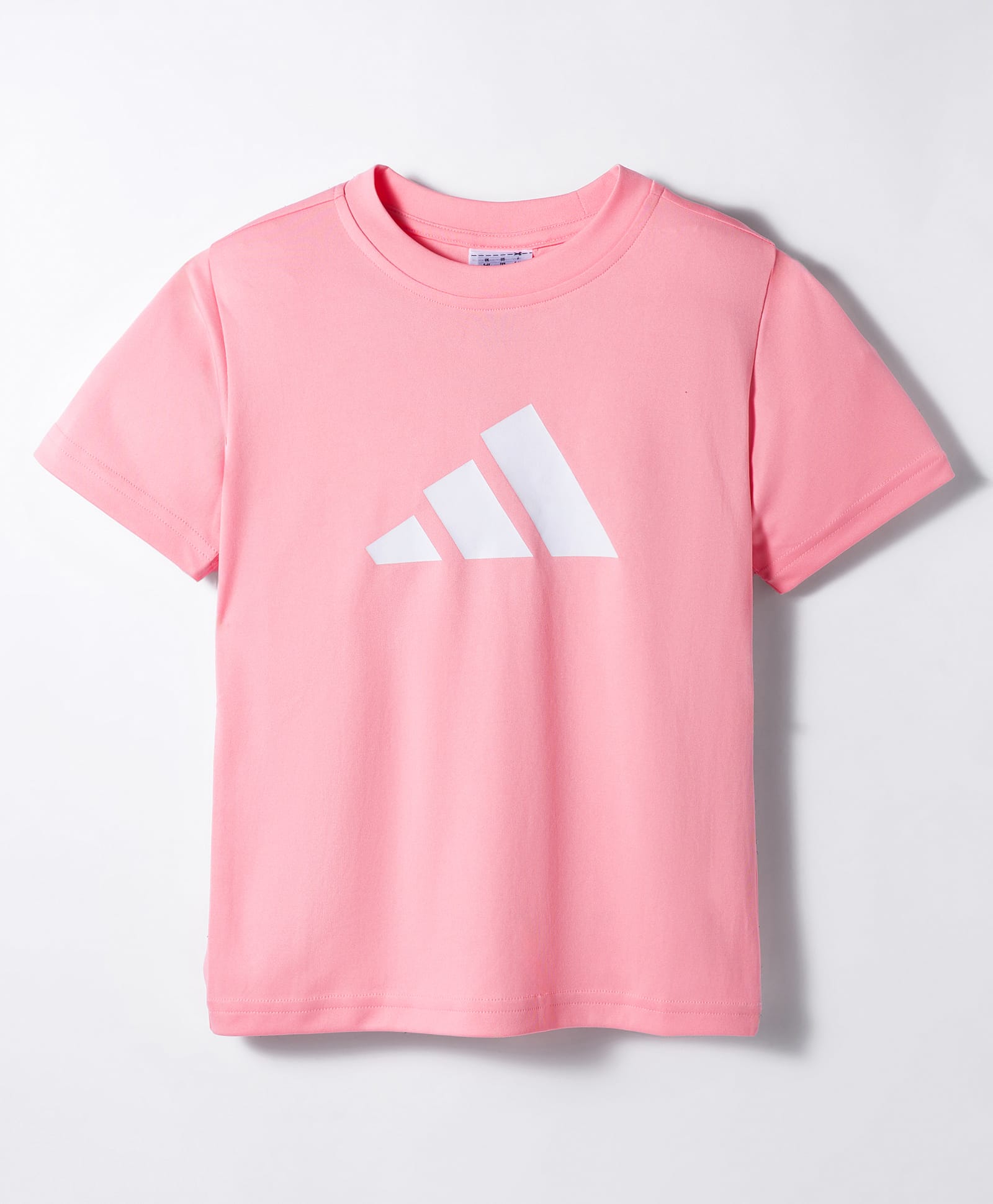 ADIDAS KIDS Knit Half Sleeves T-Shirt With Logo Print - Pink-picture-27