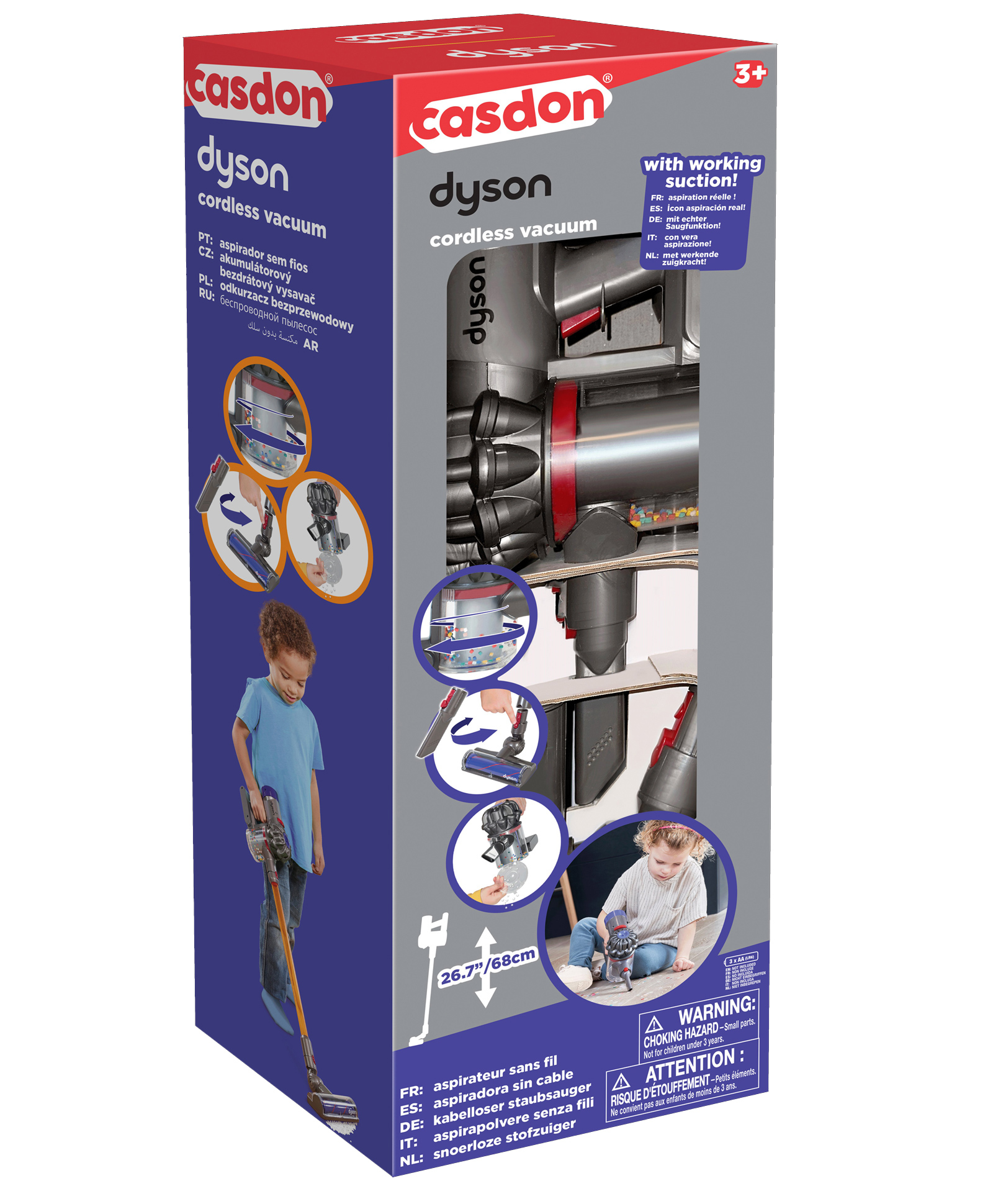 Casdon Dyson Cordless Vacuum Cleaner - Multicolor