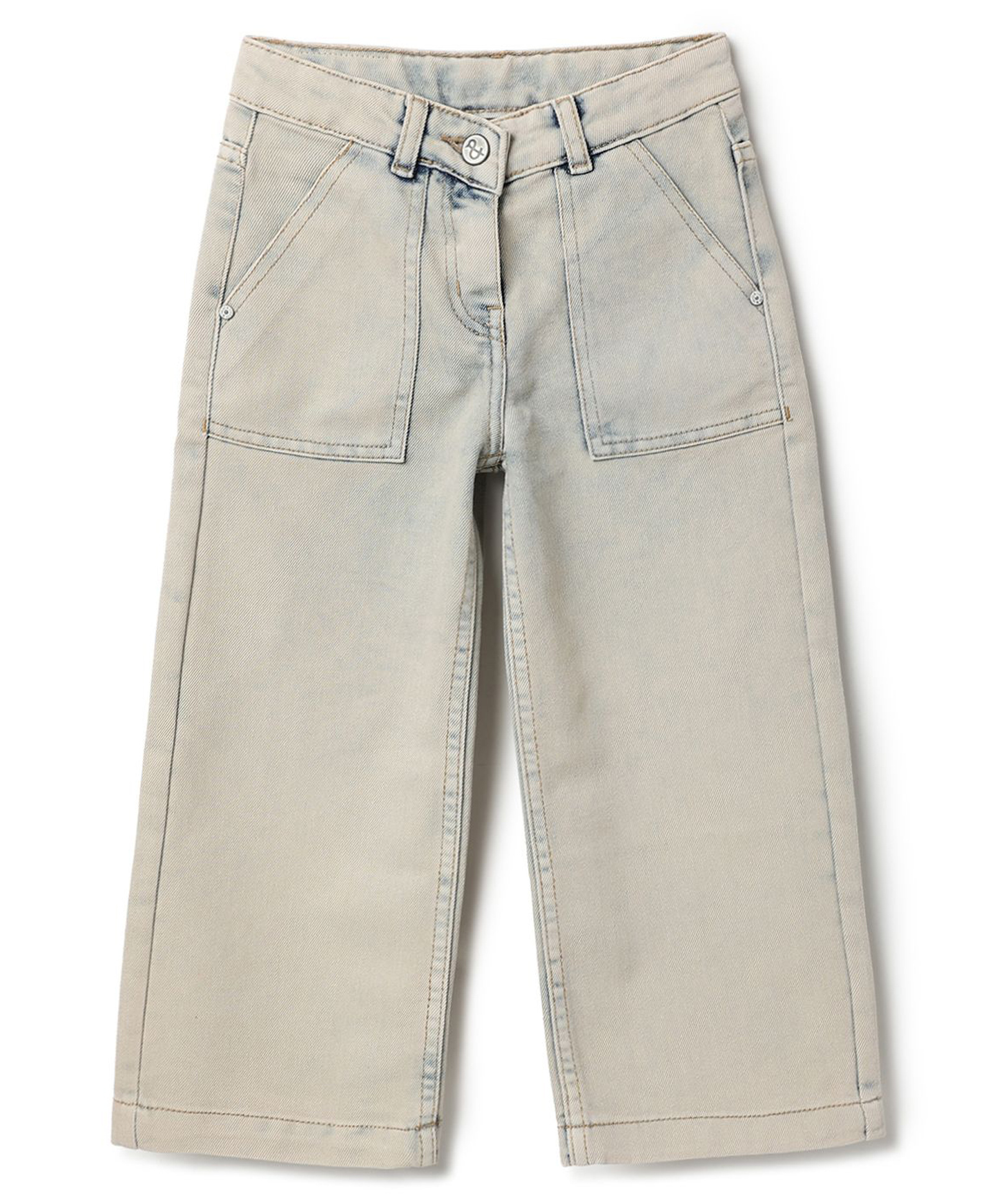 Tales & Stories Denim Woven Washed Jeans - Beige-picture-17