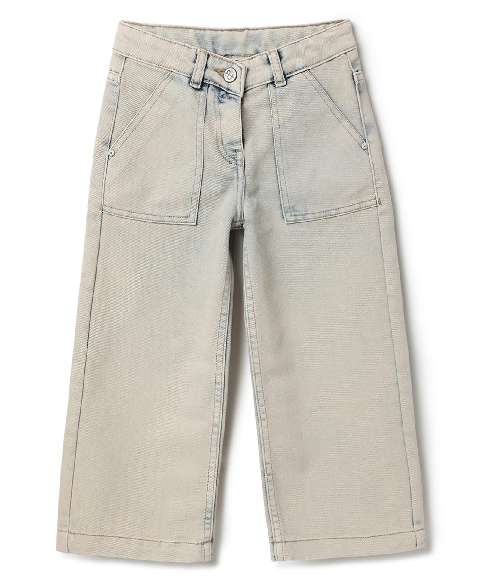 Tales & Stories Denim Woven Washed Jeans - Beige-picture-40