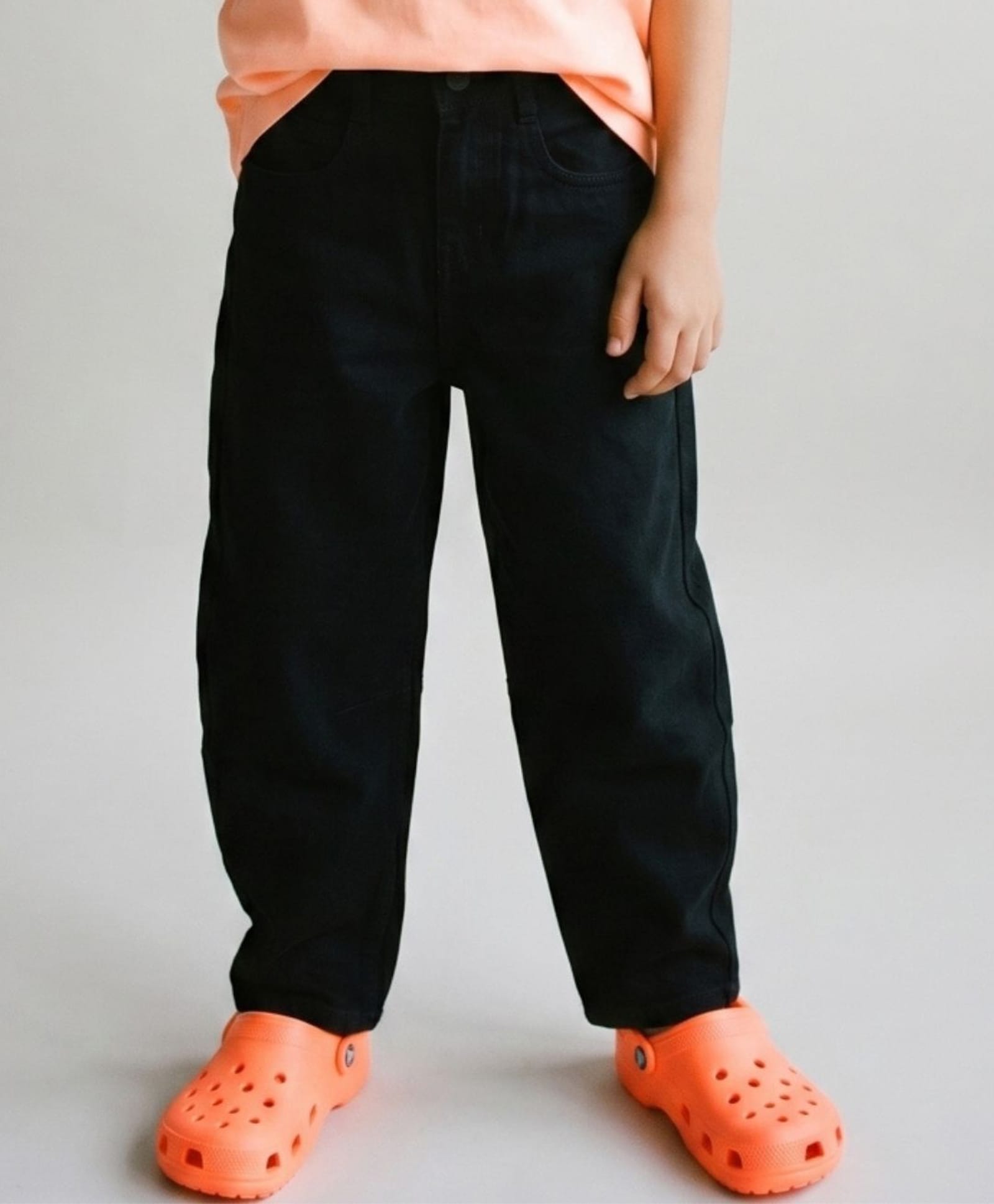 Tales & Stories Denim Woven Solid Jeans - Black-picture-30