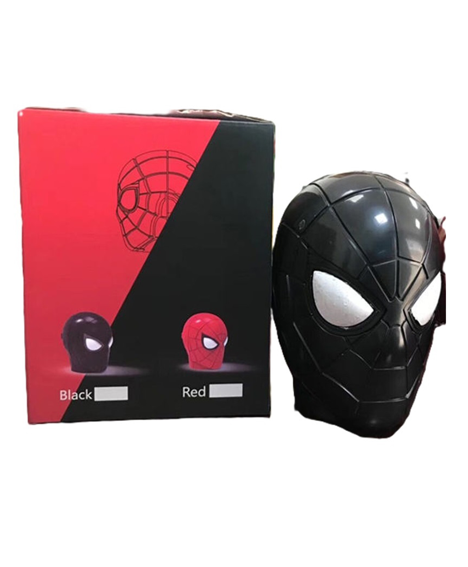 Azhari Spiderman shaped Bluetooth LED Light wireless Speaker stereo Music Player Support FM TF for Smartphones Tablets PC All Bluetooth Devices - Pack of 1 - Color May Vary-image-3