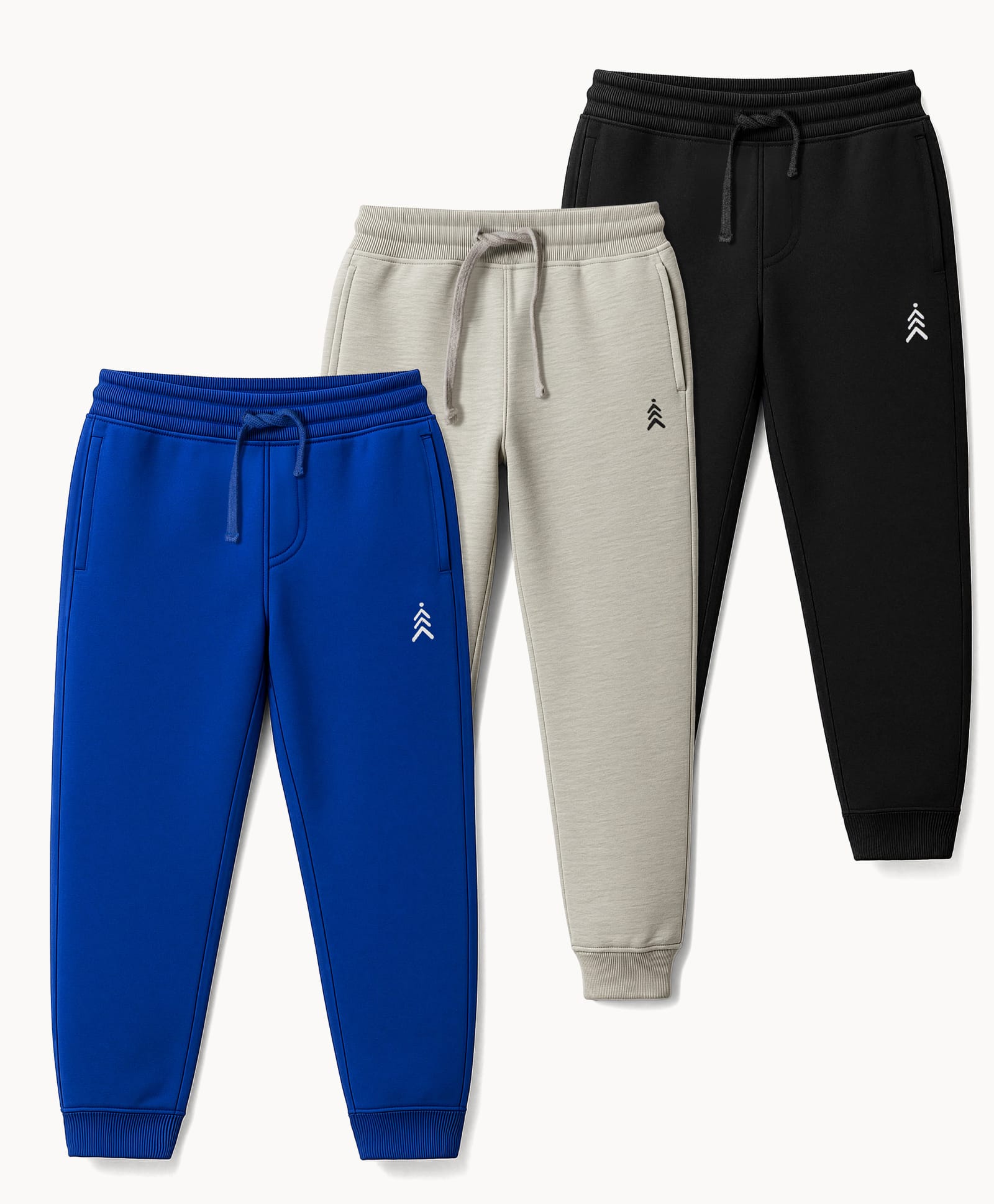 Pine Kids Knit Full Length Solid Colour Lounge Pant Pack Of 3 (Colour May Vary)-image-29