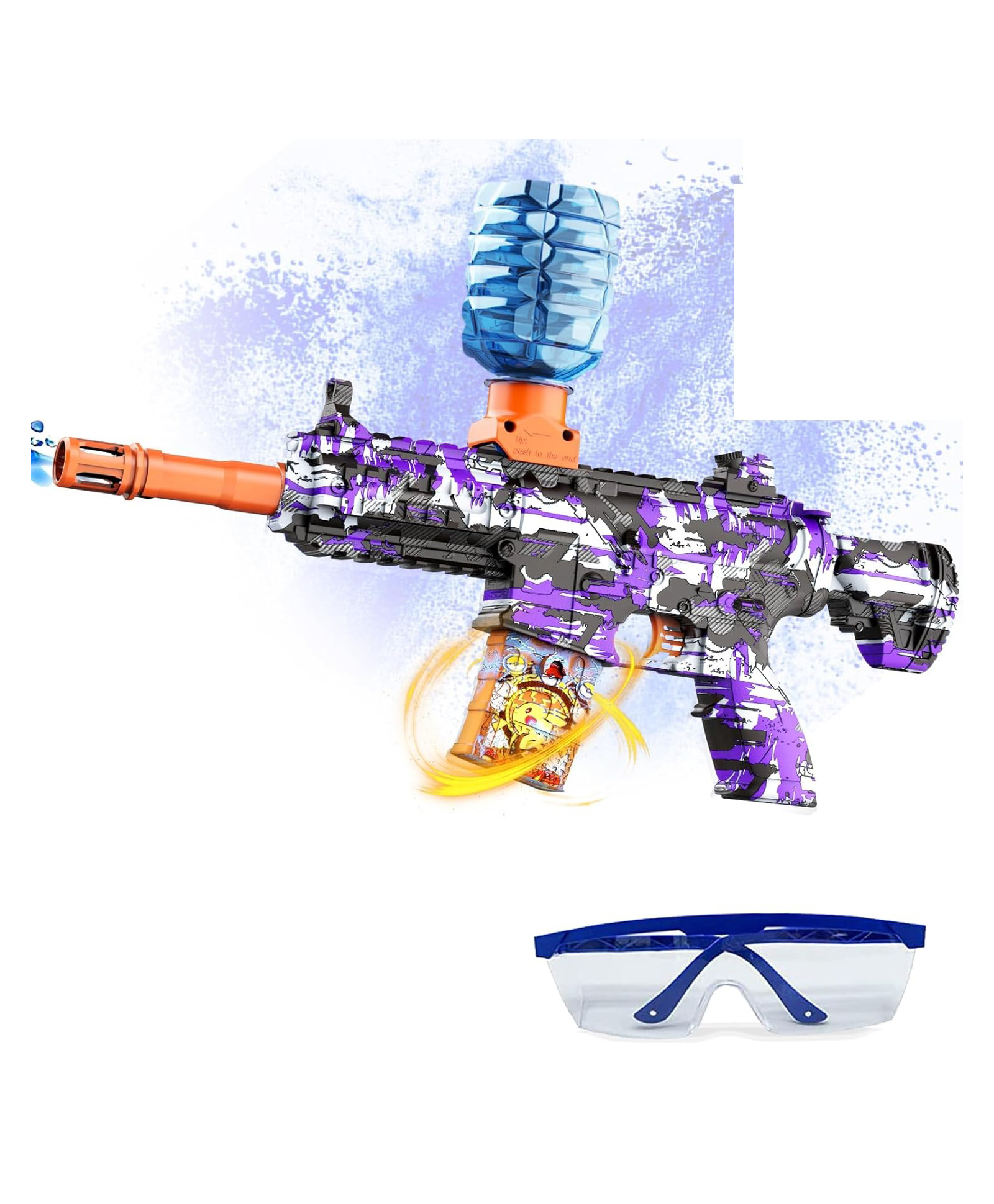 Sanjary Water Gell Blaster Gun & Foam Blaster Gun for Outdoor Activities Shooting Time with Small Balls for Adult Original Airsoft Gun Automatic color design may vary-image-42