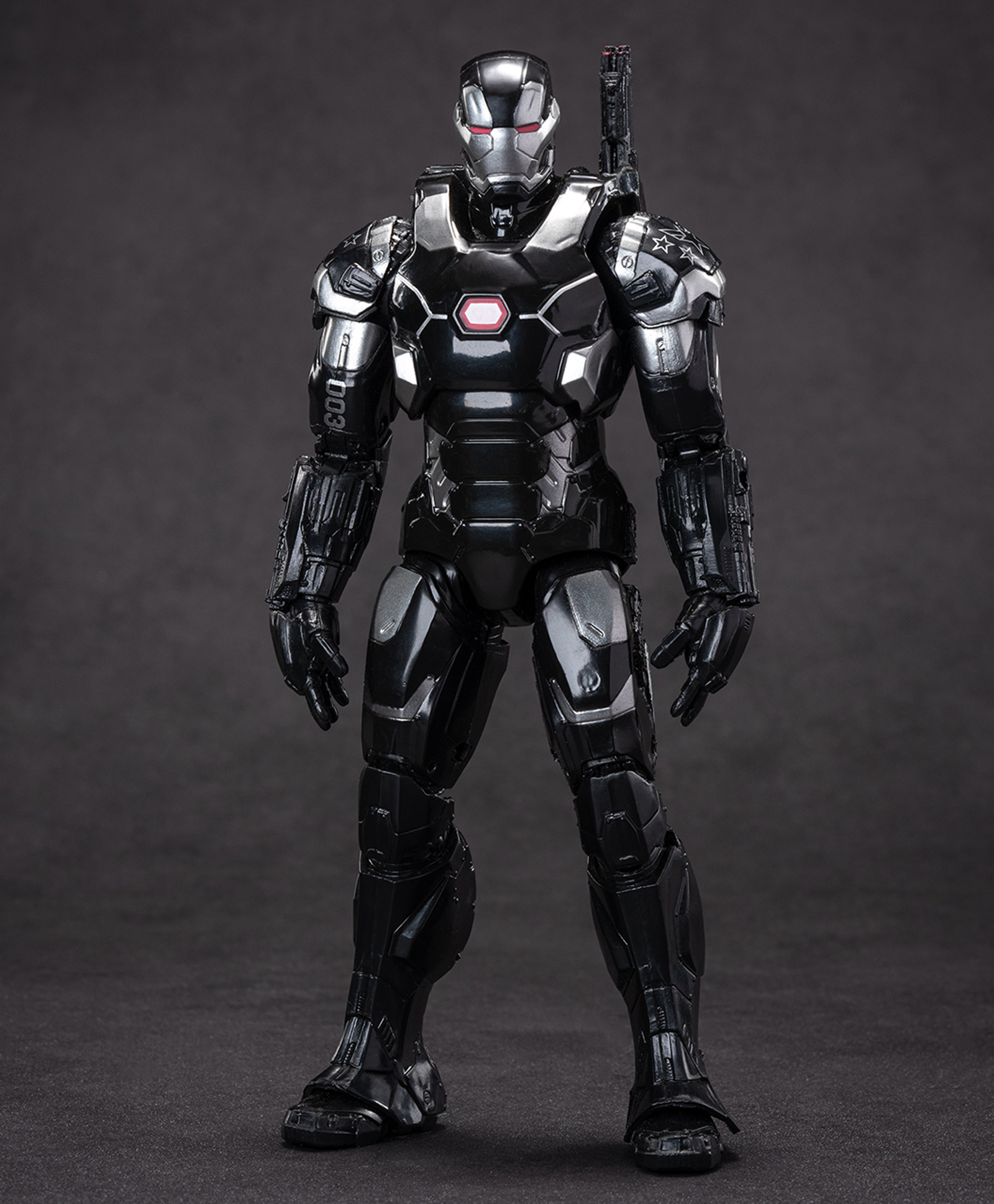 Marvel New War Machine with Plastic Holder Action Figure Toy - Black-picture-32