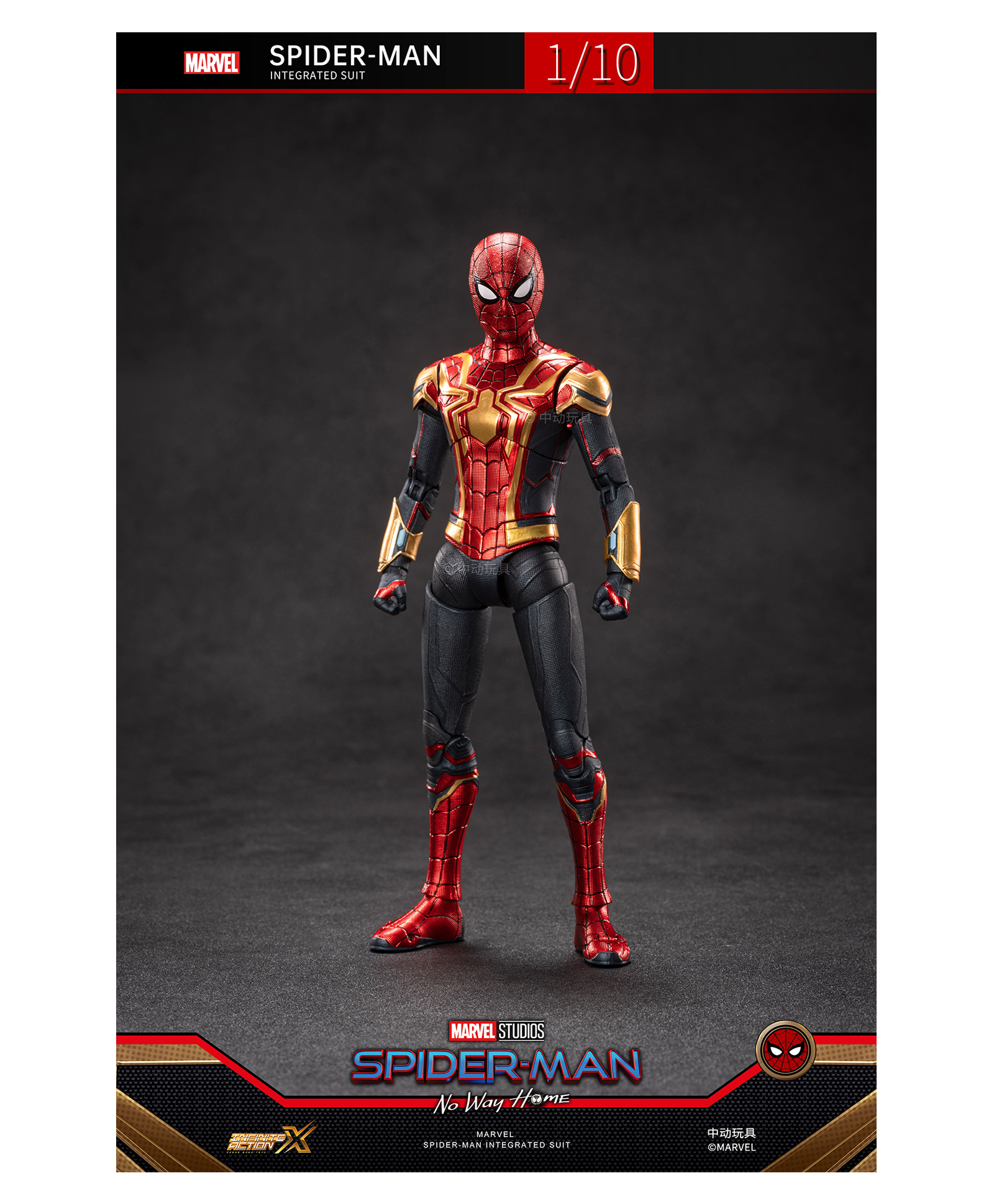 Marvel Spiderman Integrated Suit - No Way Home Action Figure Toy-image-5