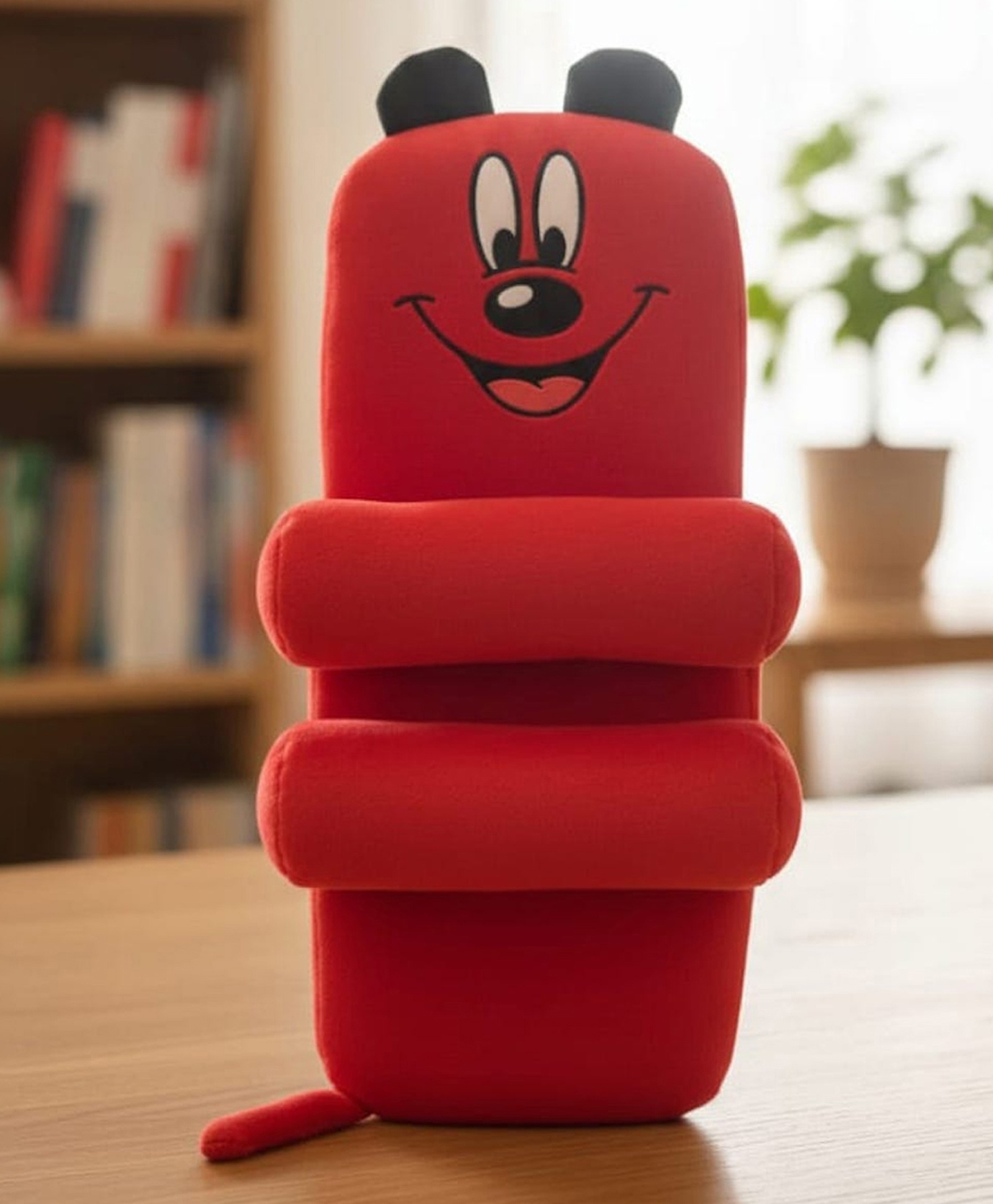 NeonateCare Adjustable Grow with me fit Perfect Airflow Sweat Free Comfort Neck Pillow - Red Mickey Print-image-26