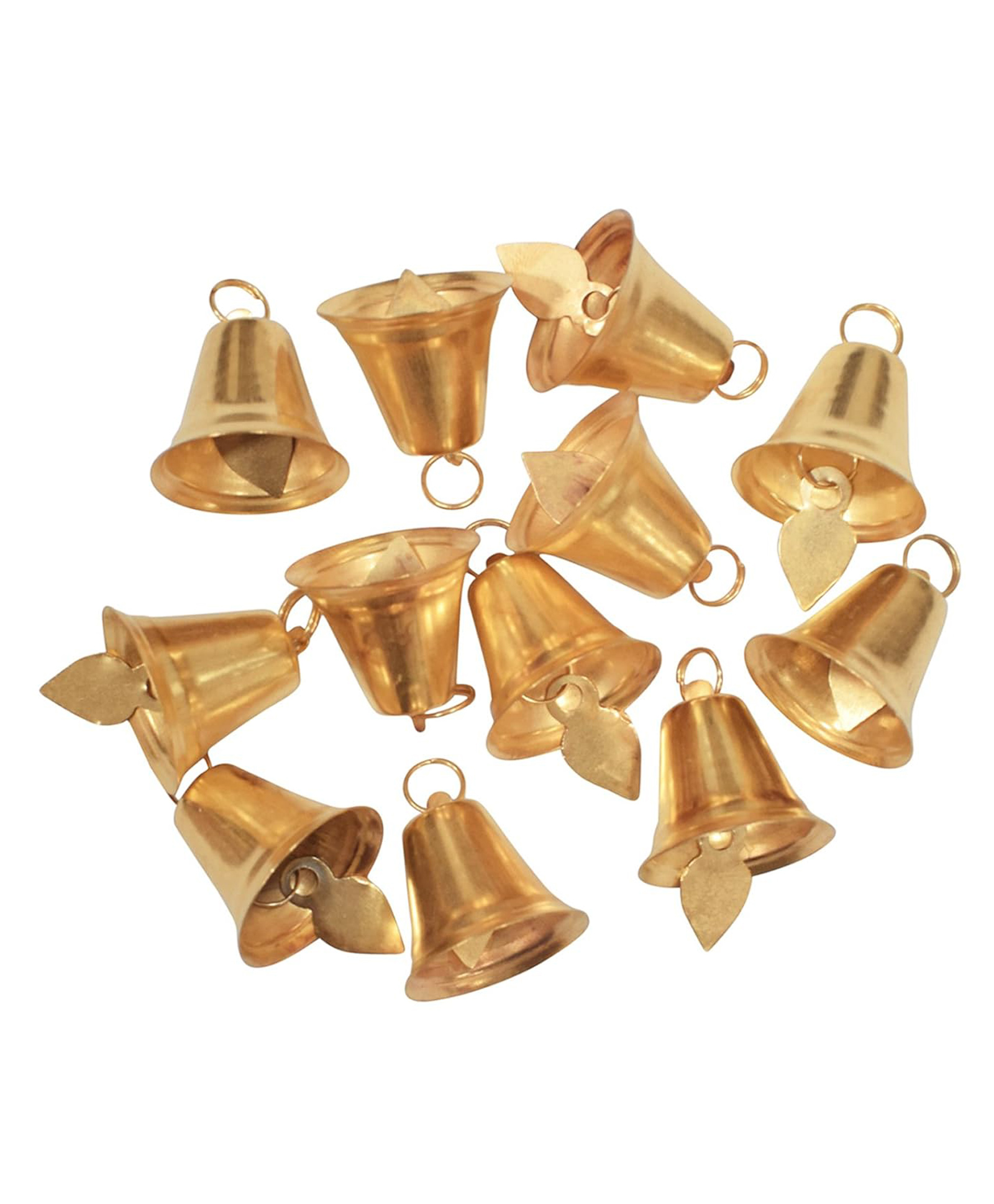 Asian Hobby Crafts Golden Craft Bells for Kids School Projects, Home Decor, Christmas Crafts, Gift Packing, DIY Jewelry, Art & Craft Activities | Set of 25 Pcs | Size - 2.5 cm-picture-10