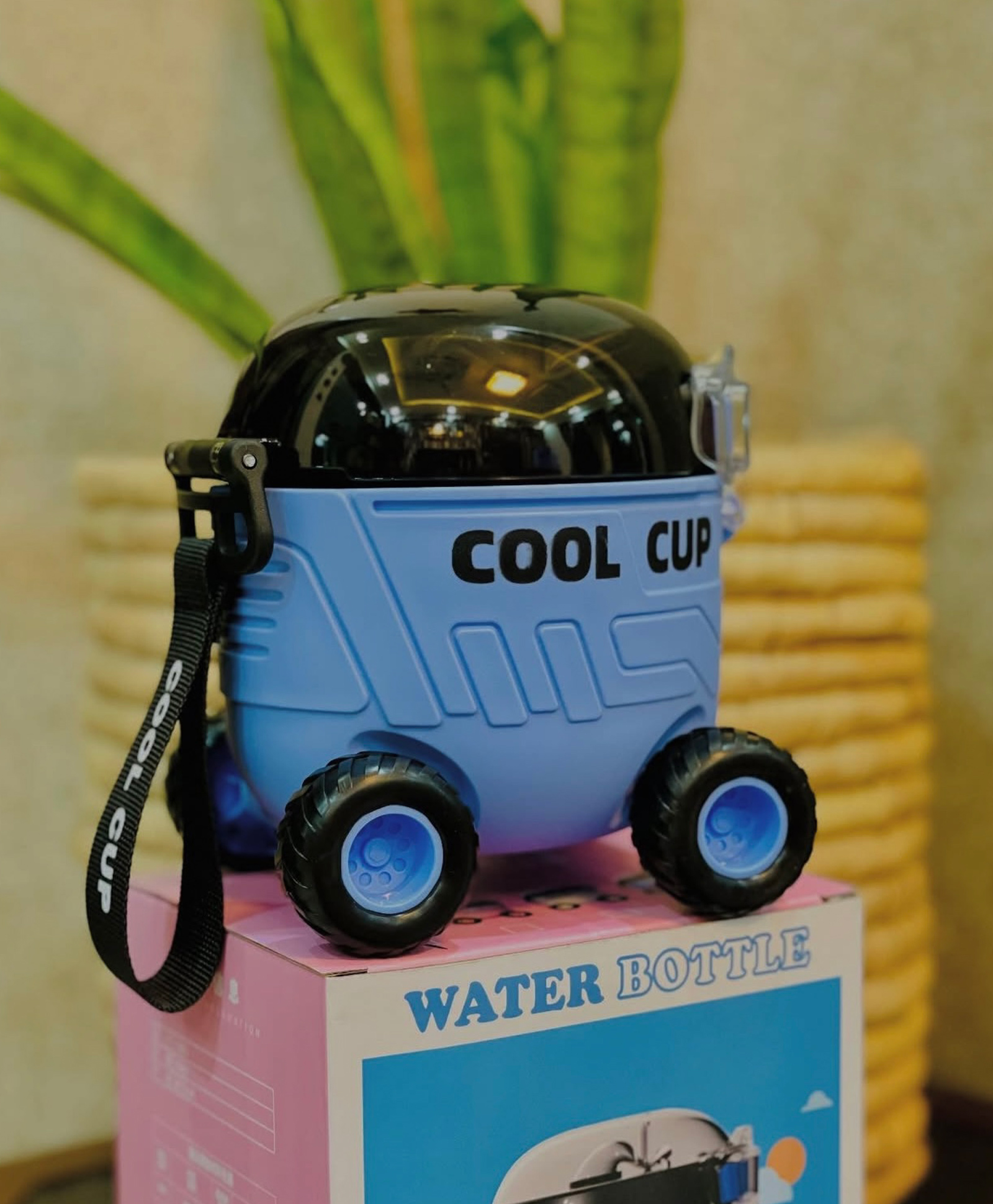 ARCADE TOYS 550 ml Cool Cup Shape Water Bottle Toy For Kids, Durable Food Grade Tritan Water Bottle for Kids with Straw, BPA Free Toddler Water Bottle, Blue-image-43