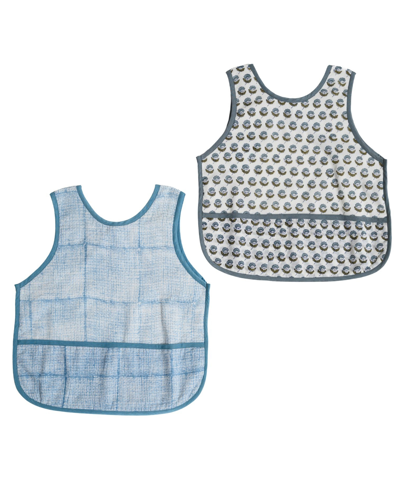 Taabartoli Cotton and Terry Hanblock printed Splash Toddler Bibs ( Set of 2)-picture-12