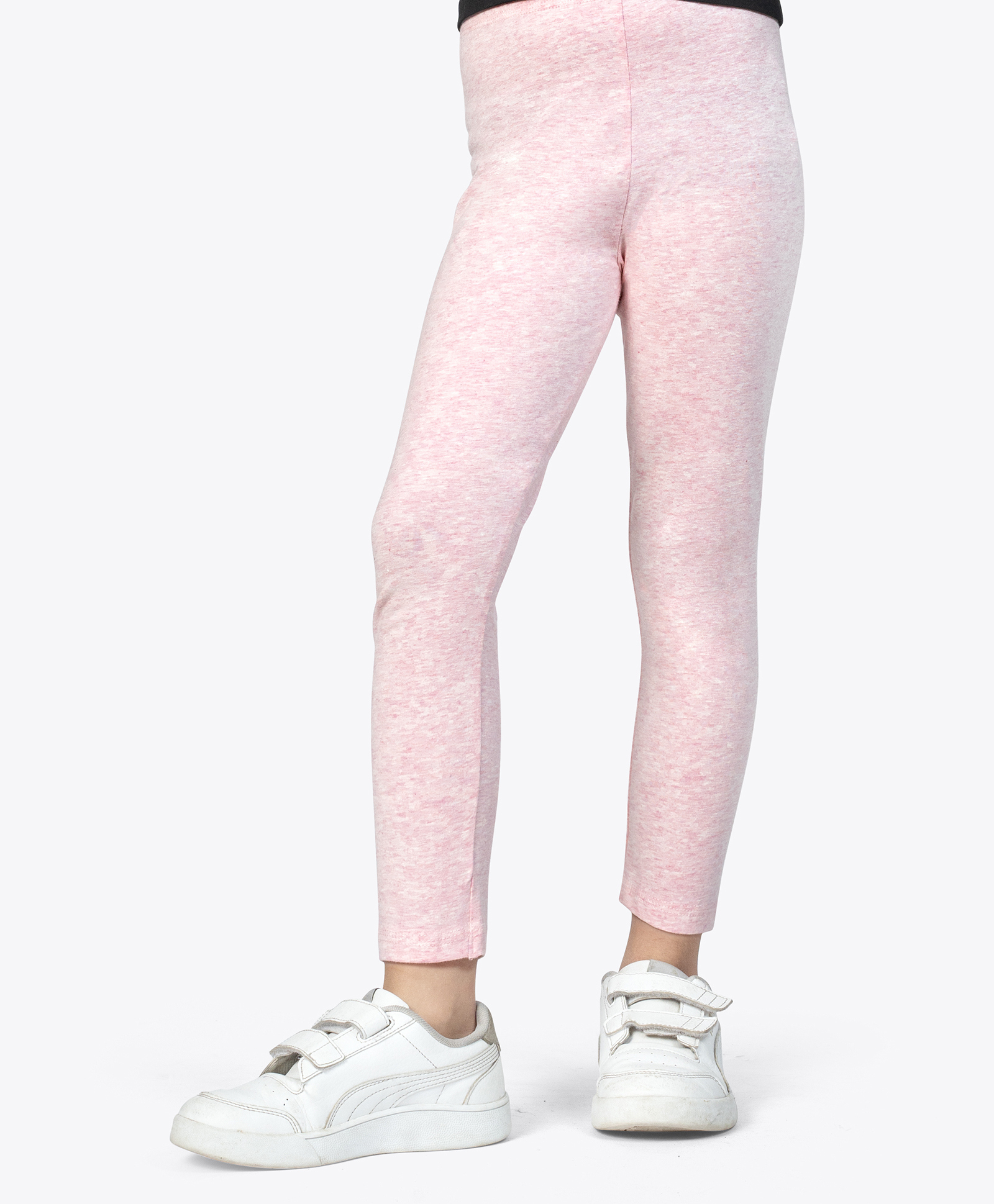 Ariel Cotton Knit Solid Leggings - Pink-picture-22