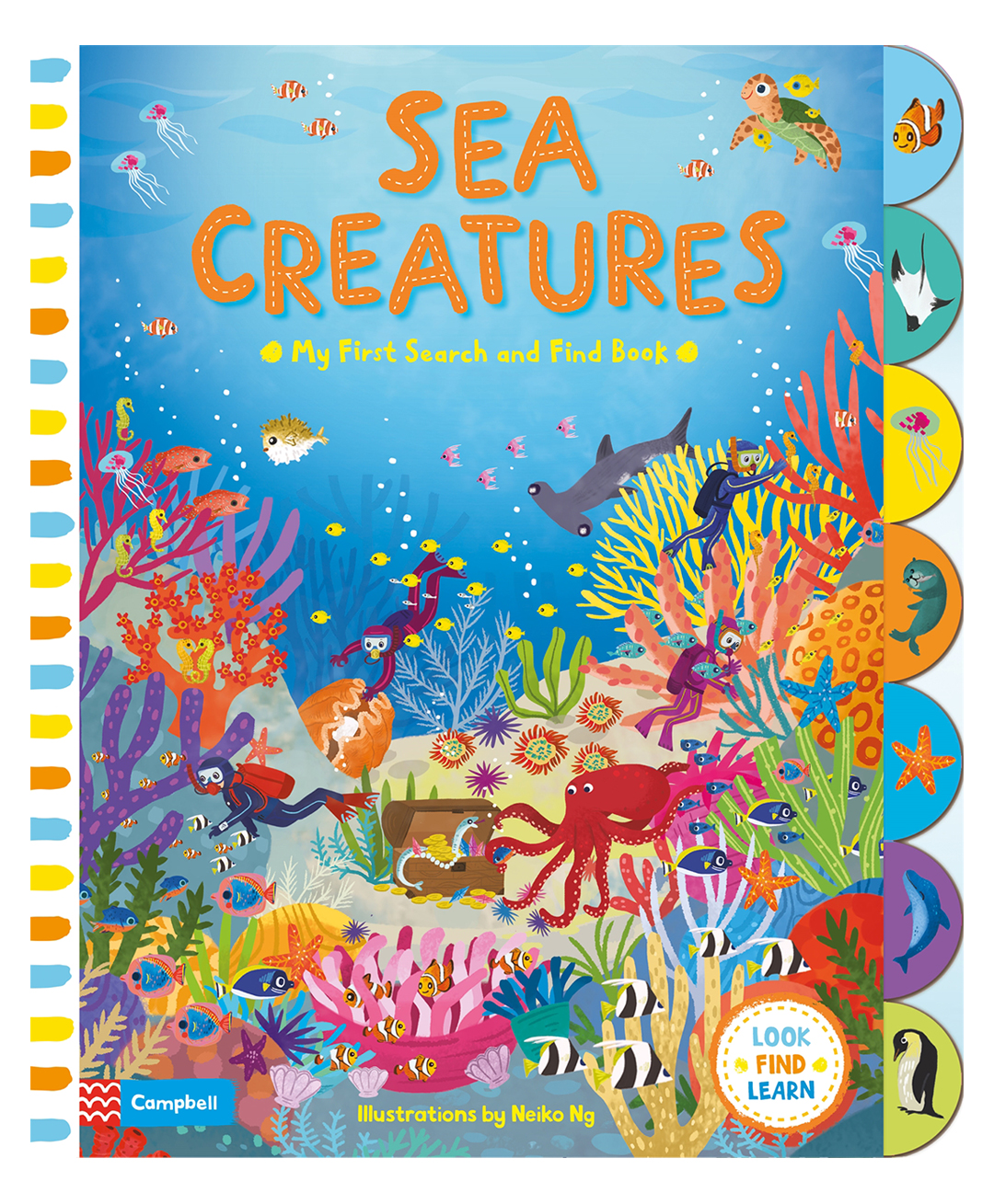 My First Search & Find: Sea Creatures Board Book - English-image-2