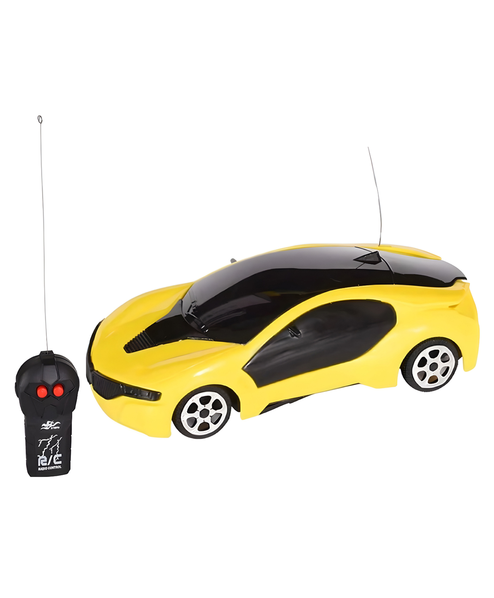 NEGOCIO Remote Control Blaster Racing Car With Colorful LED Lights for kids- PACK OF 1- COLOR MAY VARY-image-20